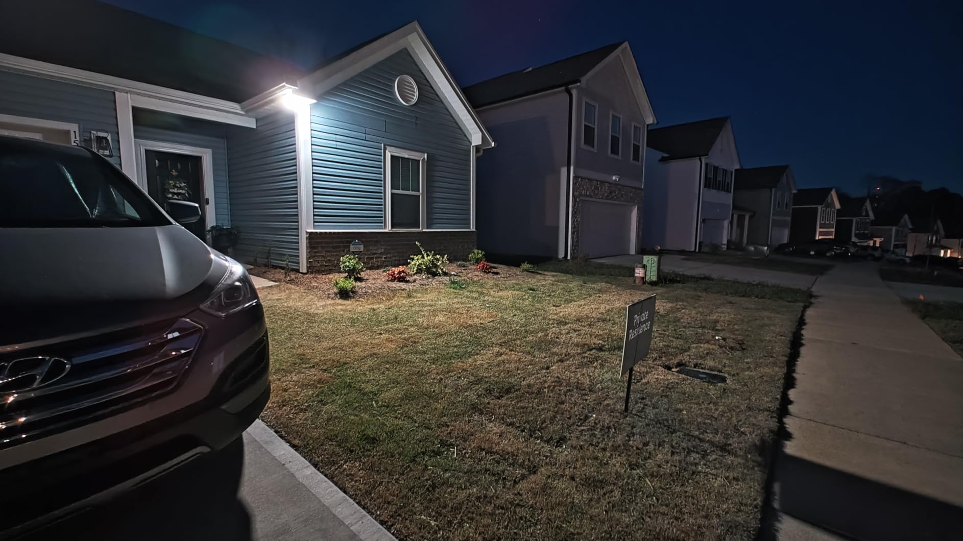 Philips 3600LM Solar Security Lights, 5000K Waterproof Dimmable LED Motion Sensor Outdoor Lights, 3 Adjustable Heads w/16ft Cable, Separate Solar Panel with 3 Modes Solar Flood Lights for Yard, Garage customer photo 1