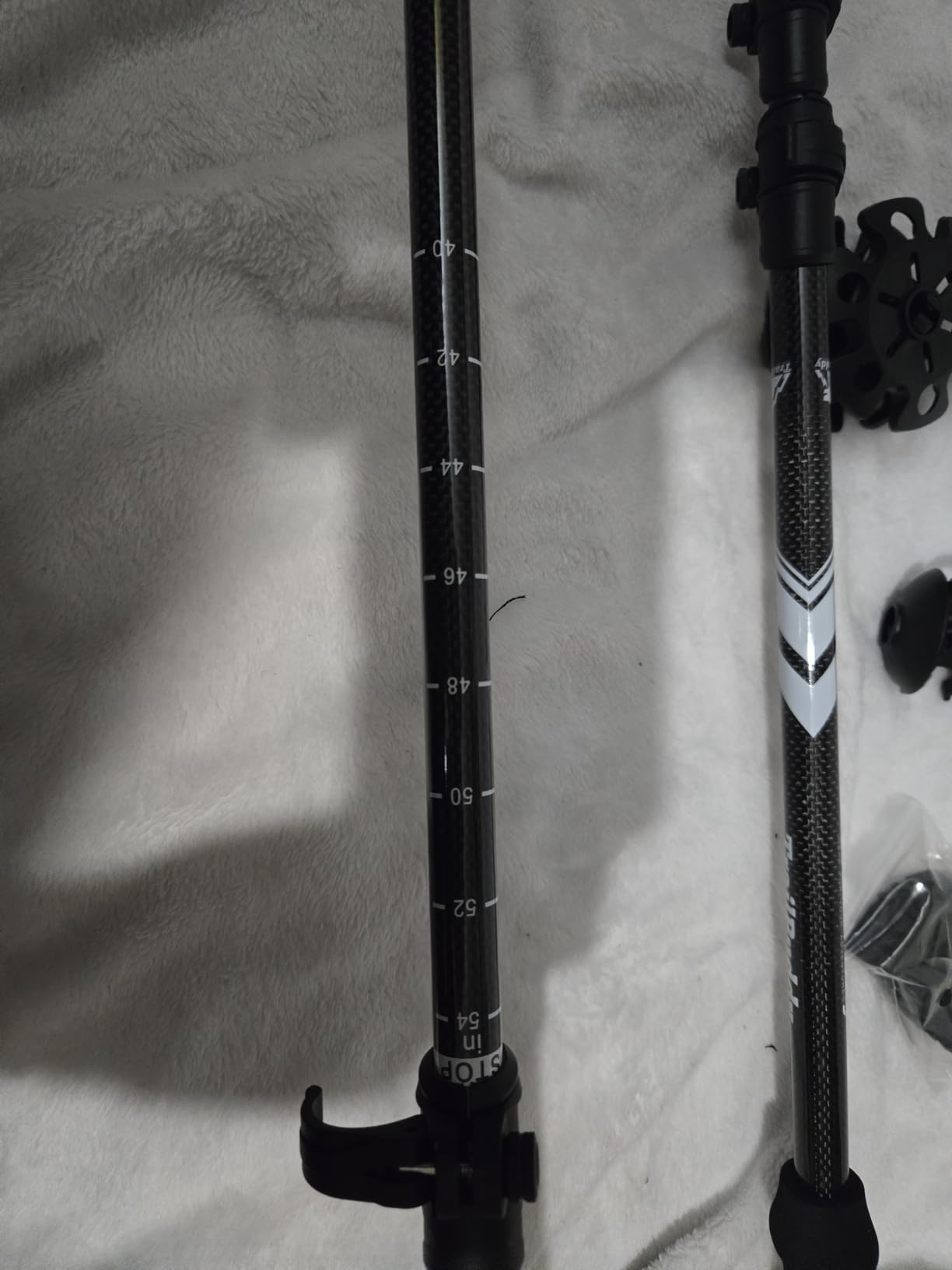 TrailBuddy 3K Carbon Fiber Hiking Poles - Collapsible Lightweight Trekking Poles for Hiking - Adjustable Walking Sticks for Women, Men, Seniors with All-Terrain Tips, Baskets & EVA Grips customer photo 2