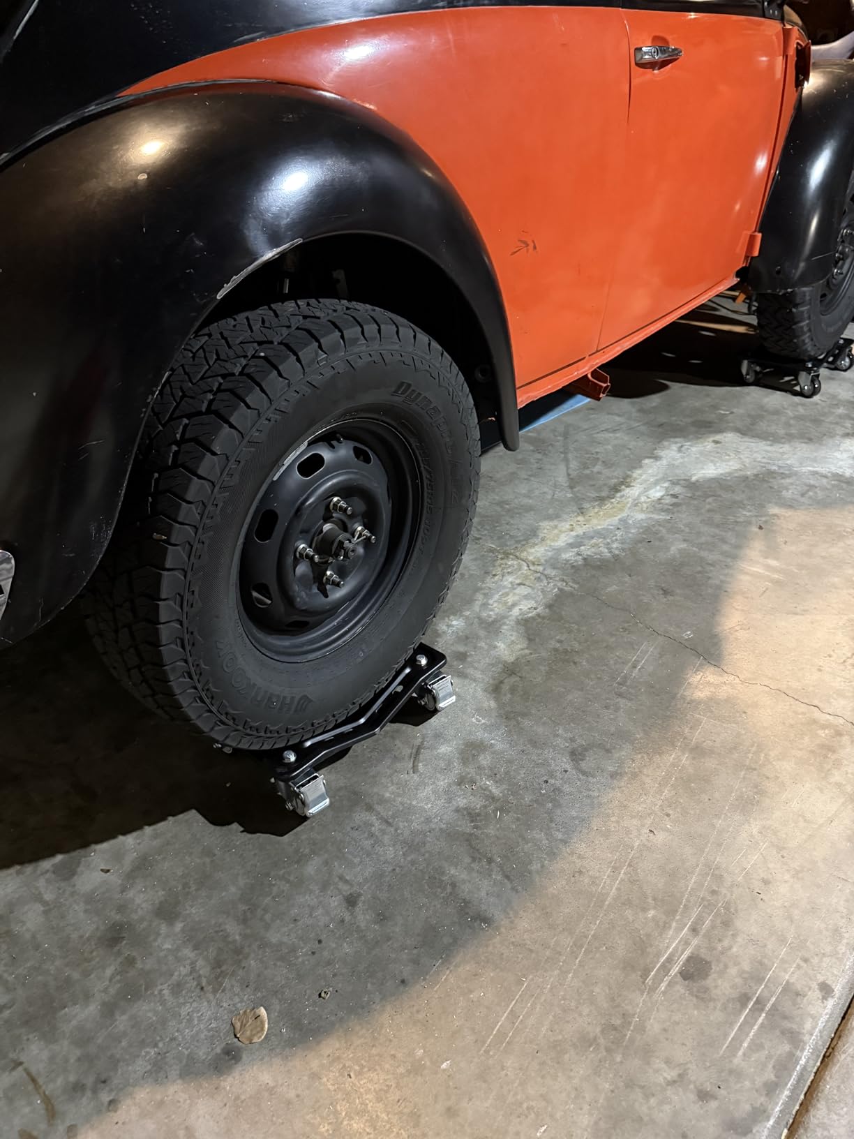 KEDSUM Car Dolly Set of 4, 6000 LBS Heavy Duty Car Wheel Dolly, High-tensile Structural Steel & Reinforced Rid Design for Moving Cars, Trailers, SUV, Motorcycles and Boats customer photo 1