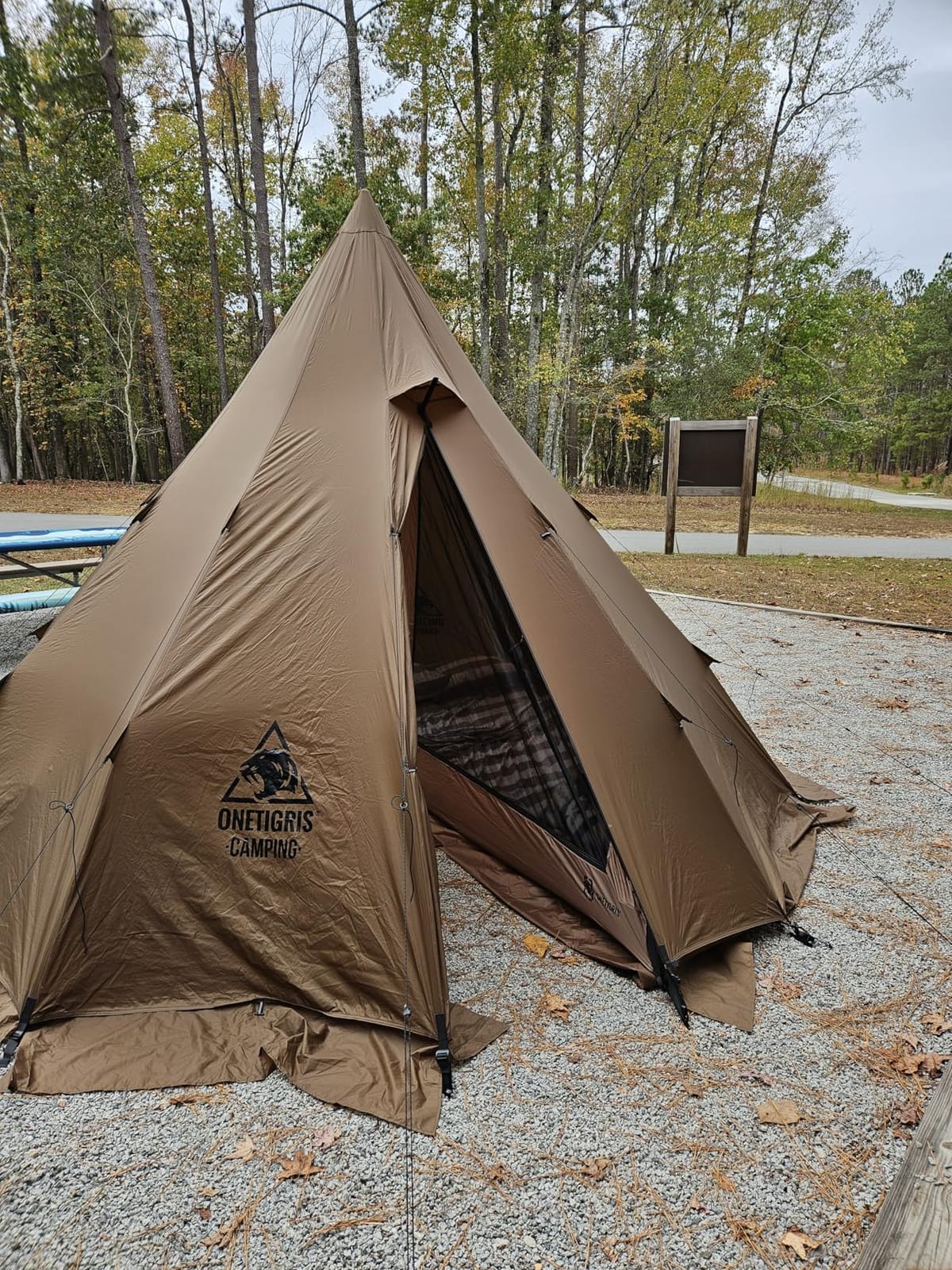 OneTigris Rock Fortress Hot Tent with Stove Jack, 4 Season, 4-6 Person Tipi for Camping, Backpacking, Hunting, Fishing - Waterproof, Wind-Proof customer photo 1
