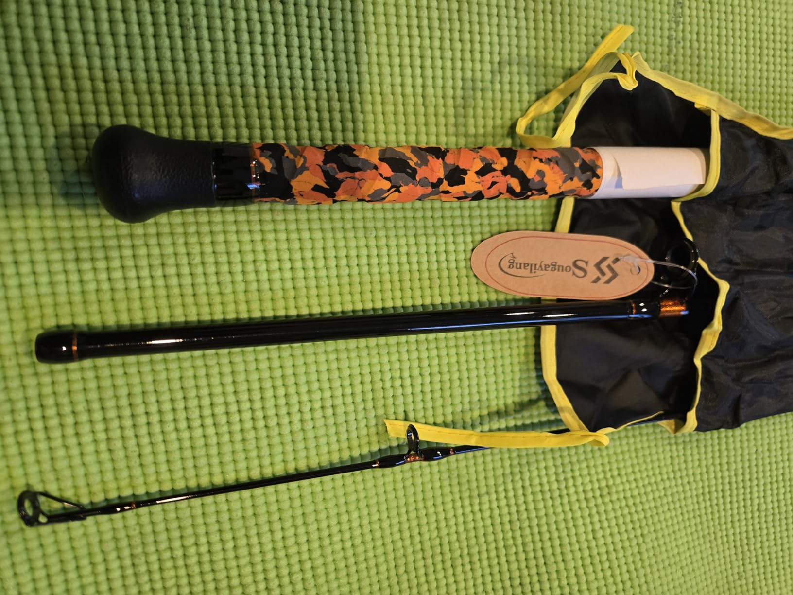 Sougayilang 3 Piece Surf Fishing Rod Combo Medium/Heavy Travel Spinning Rod with 4000/5000 Size Reel Baitfeeder Combo customer photo 1