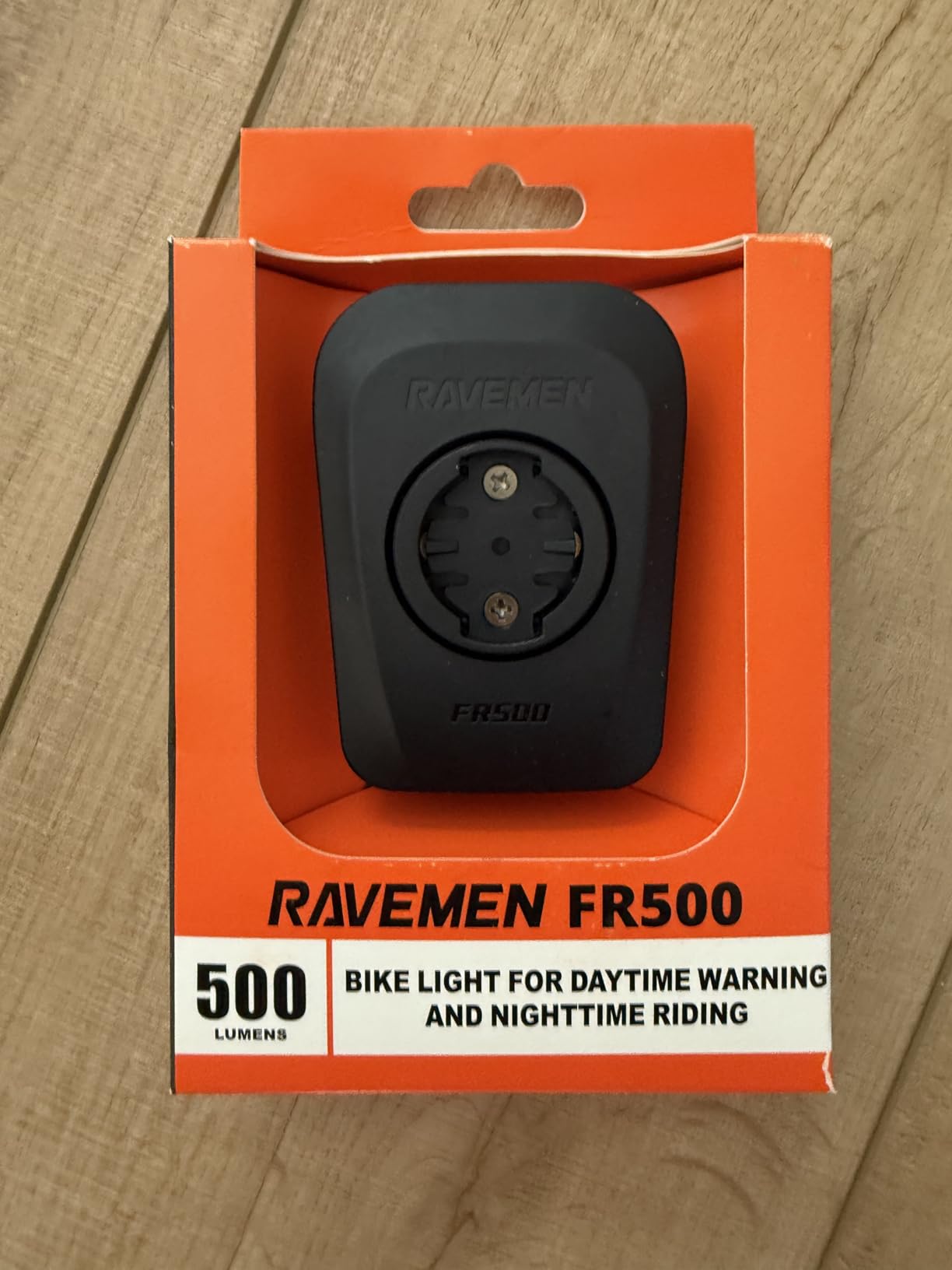 RAVEMEN FR1100 SE/FR500 Bike Headlight Compatible with Garmin/Wahoo Computers, 270° Wide-Angled Bicycle Front Light for Night Urban Riding & Daytime Warning, Auto On and Off, 6 Modes customer photo 1