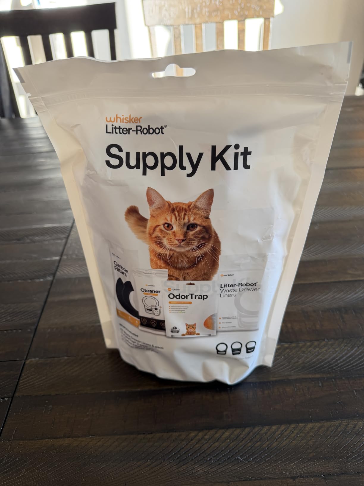Litter-Robot 4 Supply and Accessory Bundle by Whisker, Black | Automatic Self-Cleaning Cat Litter Box, Includes Mat, 3 OdorTrap Packs, 10 Liners, 30 Wipes, & 2 Carbon Filters customer photo 1