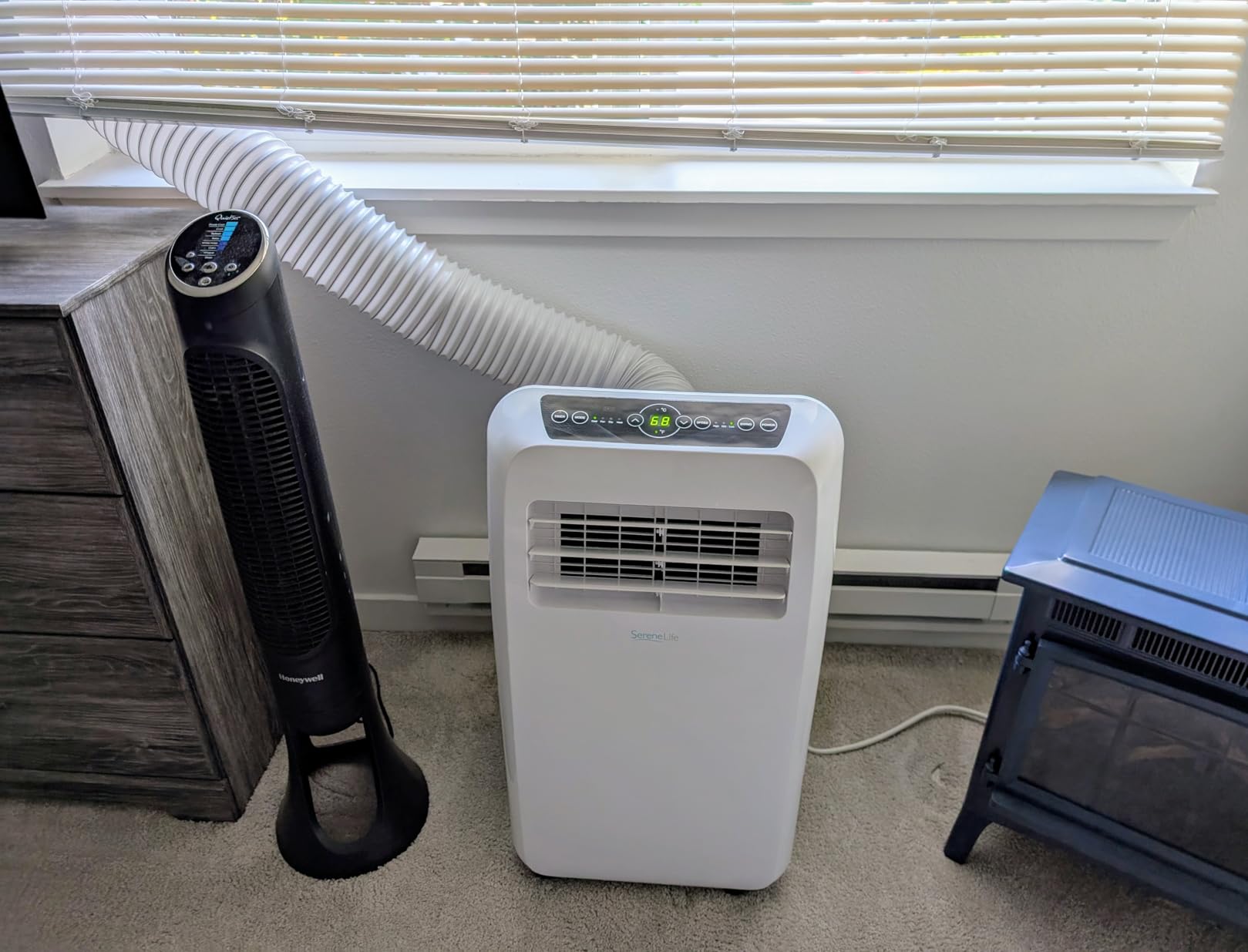 SereneLife 12,000 BTU Mini Split Air Conditioner & Heat Pump 110/120V Indoor & Outdoor Wall-Mounted Units 20 SEER2 with WiFi, Installation Kit Included customer photo 2