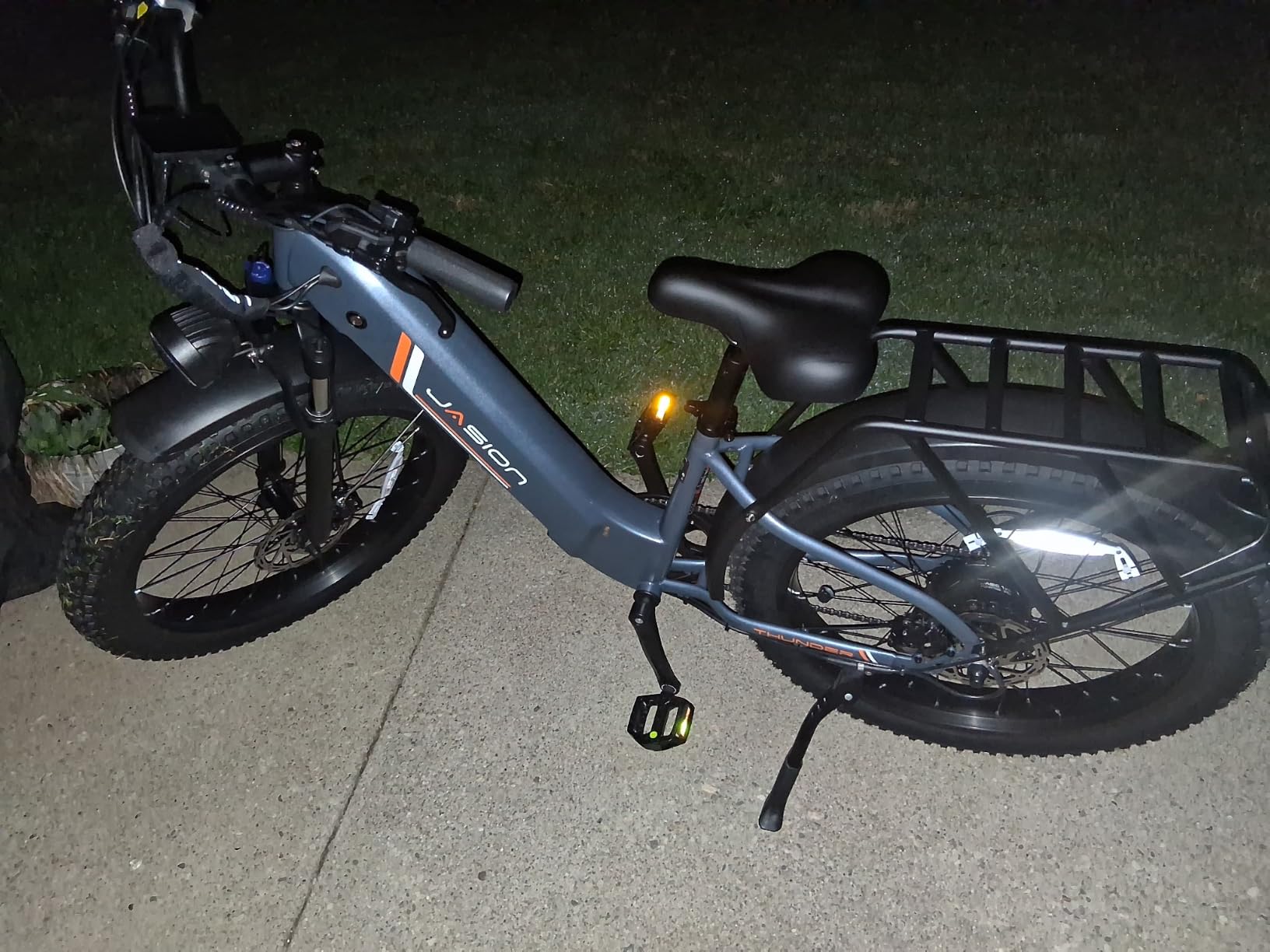 Jasion Thunder Electric Bike, 1800W Peak Ebikes for Adults, 26'' Fat Tire Best Ebike for Men, 80 Miles with 864Wh Battery, 30+MPH Max Speed Bicycles, 400LB Capacity, Certified by UL2849 customer photo 2