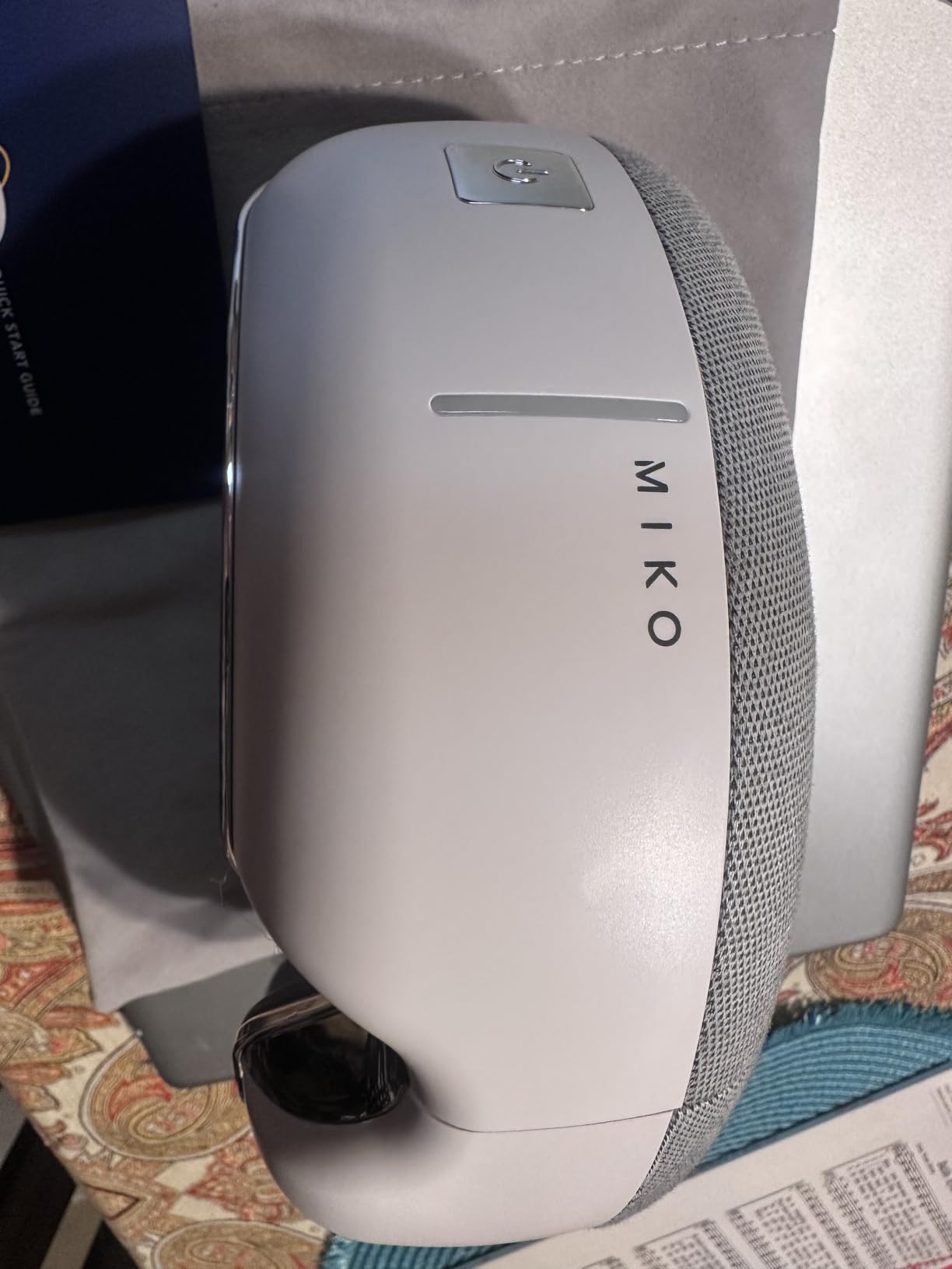 MIKO Gaze Eye Massager with Heat and Air Compression | 4 massage modes, Bluetooth music & up to 120-minute cordless use; helps relieve eye strain, headaches and tension customer photo 1