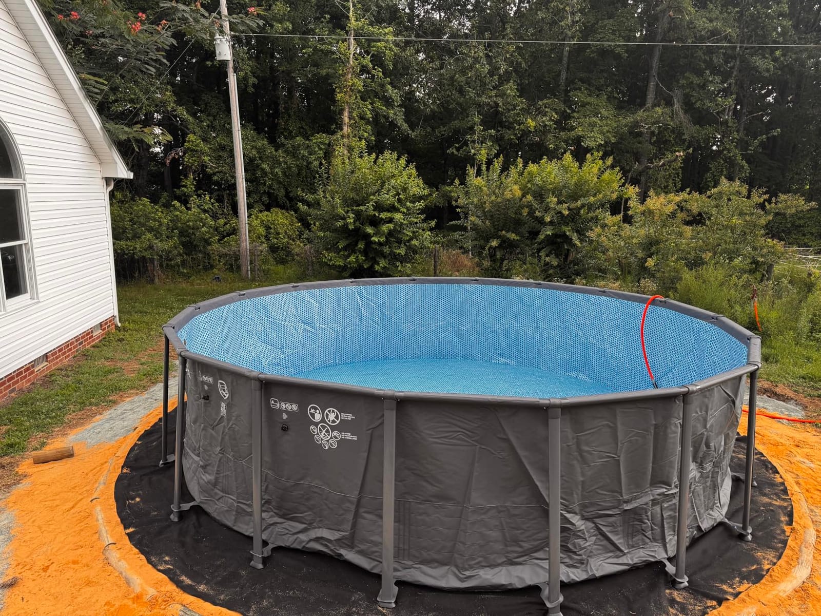 INTEX Ultra XTR 18 ft x 52 in Above Ground Pool Set, Round Swimming Pool with Steel Frame, 2100 GPH Sand Filter Pump, Ladder, Cover, & Ground Cloth customer photo 2