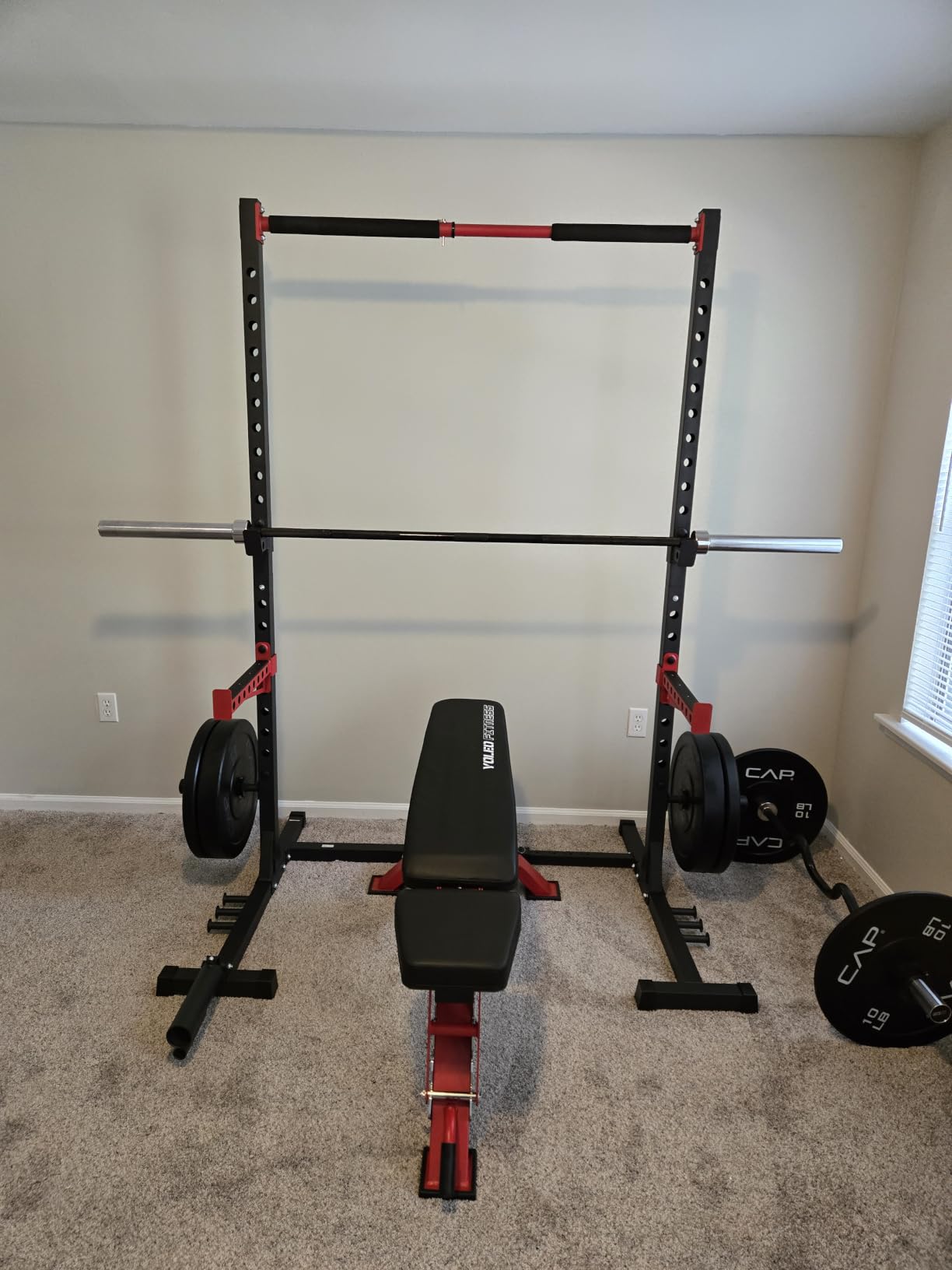YOLEO Commercial Adjustable Weight Bench 2315LB ASTM Certified - 80% Pre-Assembled Heavy Duty Workout Bench for Home Gym, Decline/Flat/Incline Bench Press customer photo 2