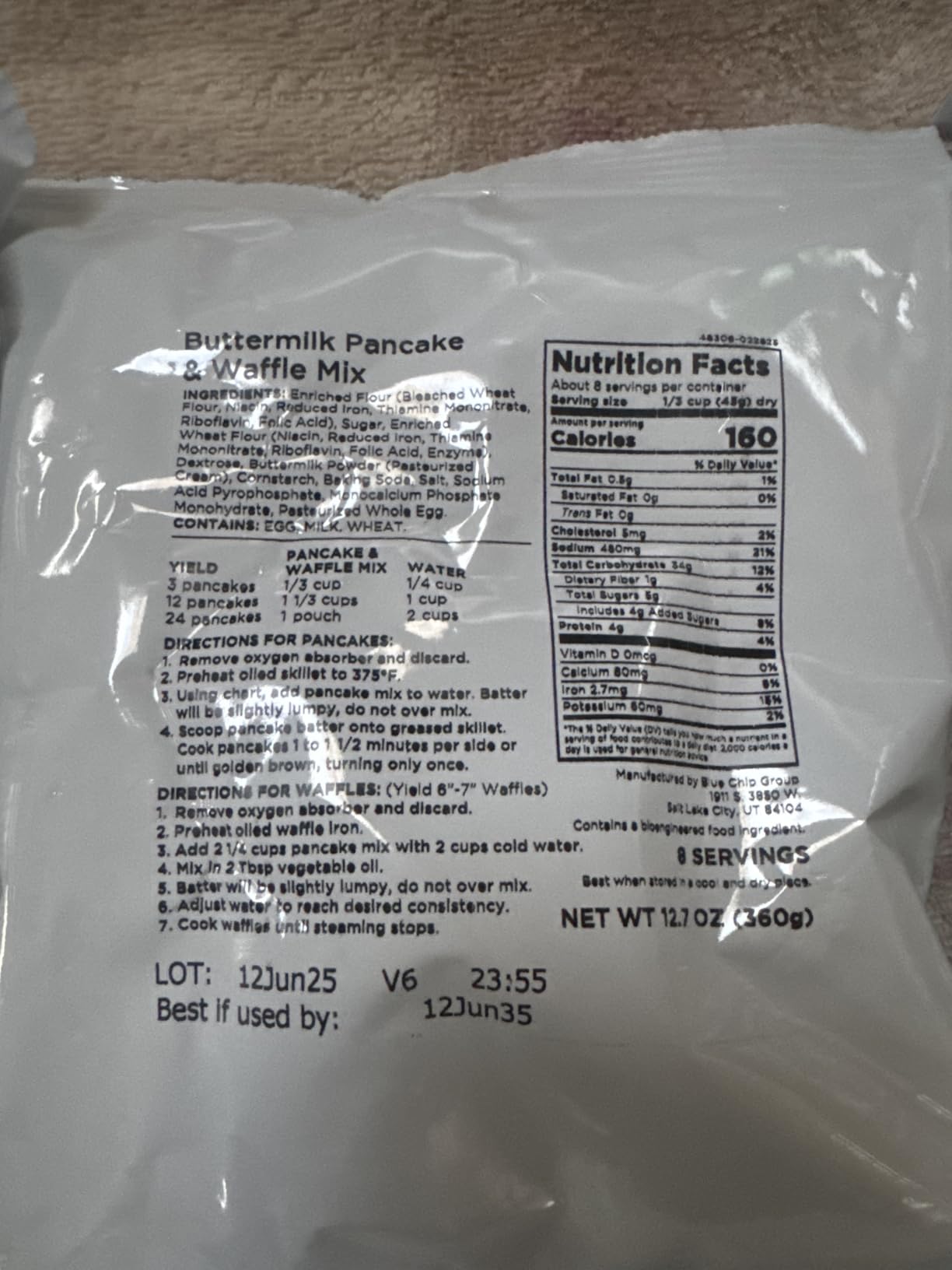 Augason Farms 45 Day Emergency Food Supply Kit | Dehydrated Meal Survival Food Bucket for 1 Person, 281 Servings customer photo 1