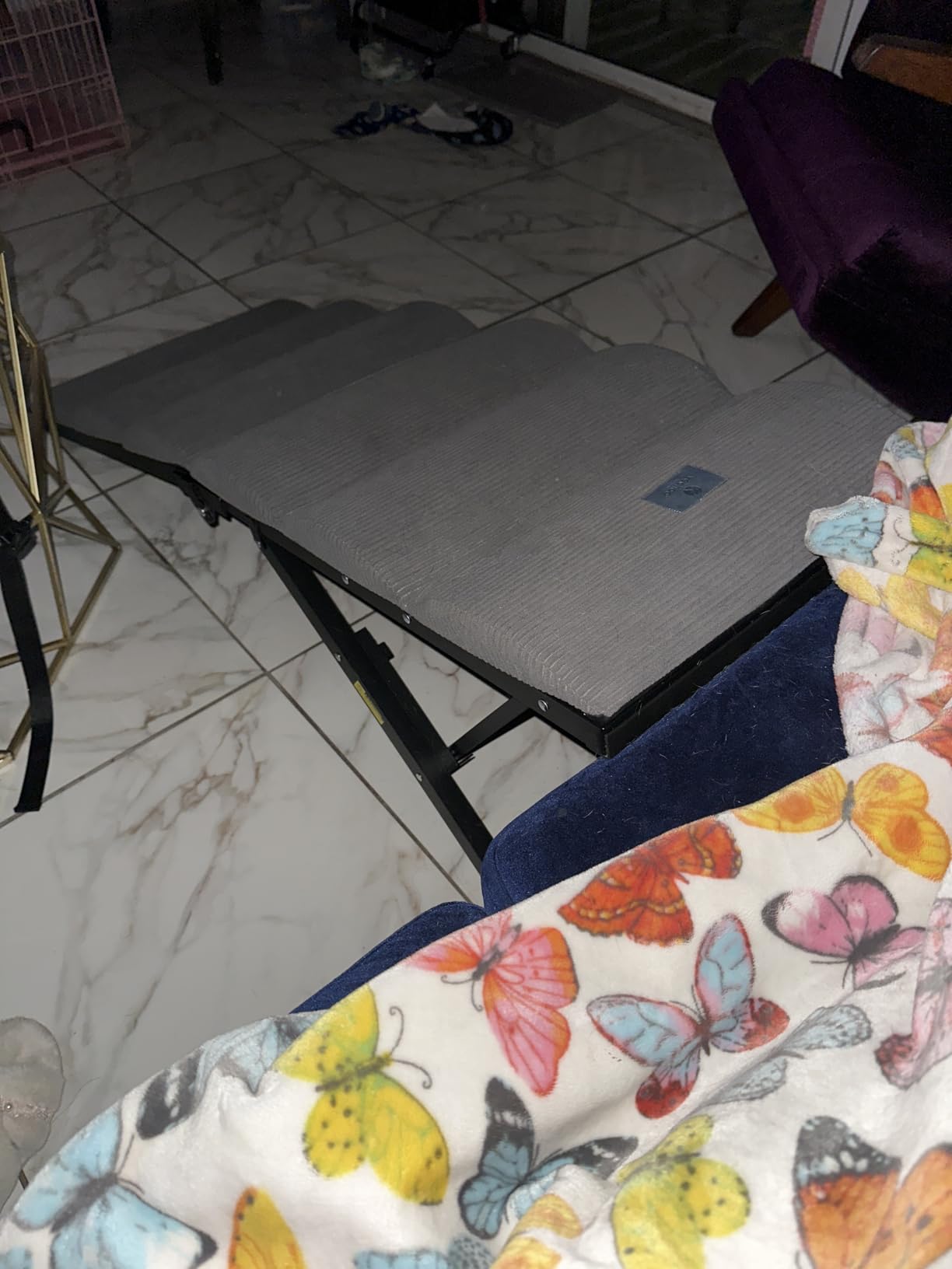 Veehoo Dog Ramp for Bed Couch Height Adjustable from 12