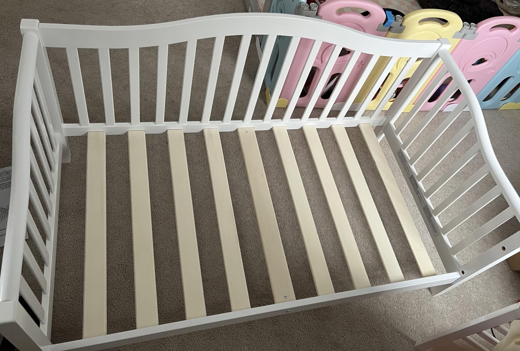 Dream On Me Austin Wooden Toddler Day Bed for Kids, Meadow Green | GREENGUARD Gold Certified & BSA Verified, Low-to-Floor Design, Removable Safety Guardrail, Solid New Zealand Pinewood customer photo 1