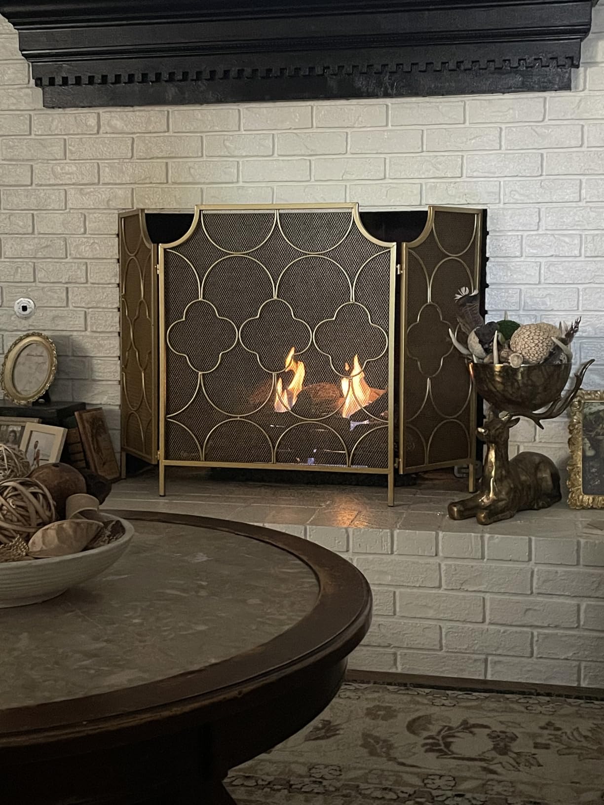Duluth Forge Ventless Natural Gas Log Set - 24 in. Split Oak, 33,000 BTU, Remote Control - Model# DLS-N24R-1 customer photo 1