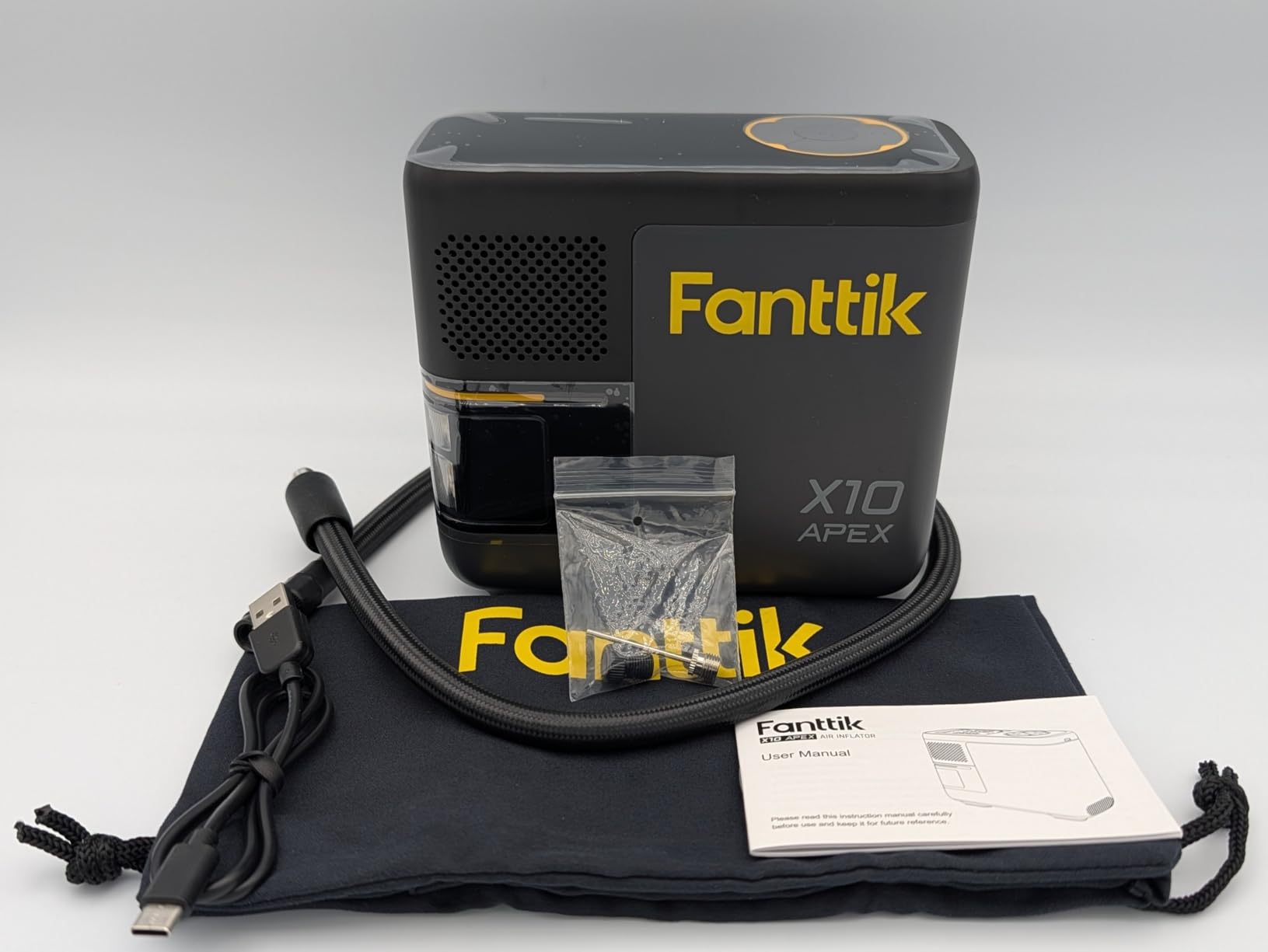 Fanttik X10 APEX Heavy Duty Tire Inflator Portable Air Compressor | 150 PSI 35s Fast Inflation Cordless Air Compressor with Digital Pressure Gauge, Handed Inflator Pickup, MPV, SUV, Motorcycles customer photo 1