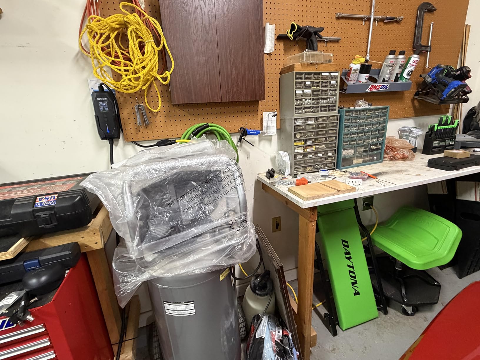 bokman Portable Level 1&2 EV Charger, 16A 20ft, NEMA 6-20P/5-15 Adapter | Dual 120V/240V, Adjustable 6-16A & 1-12H Delay timer, IP65, J1772 Connector customer photo 1