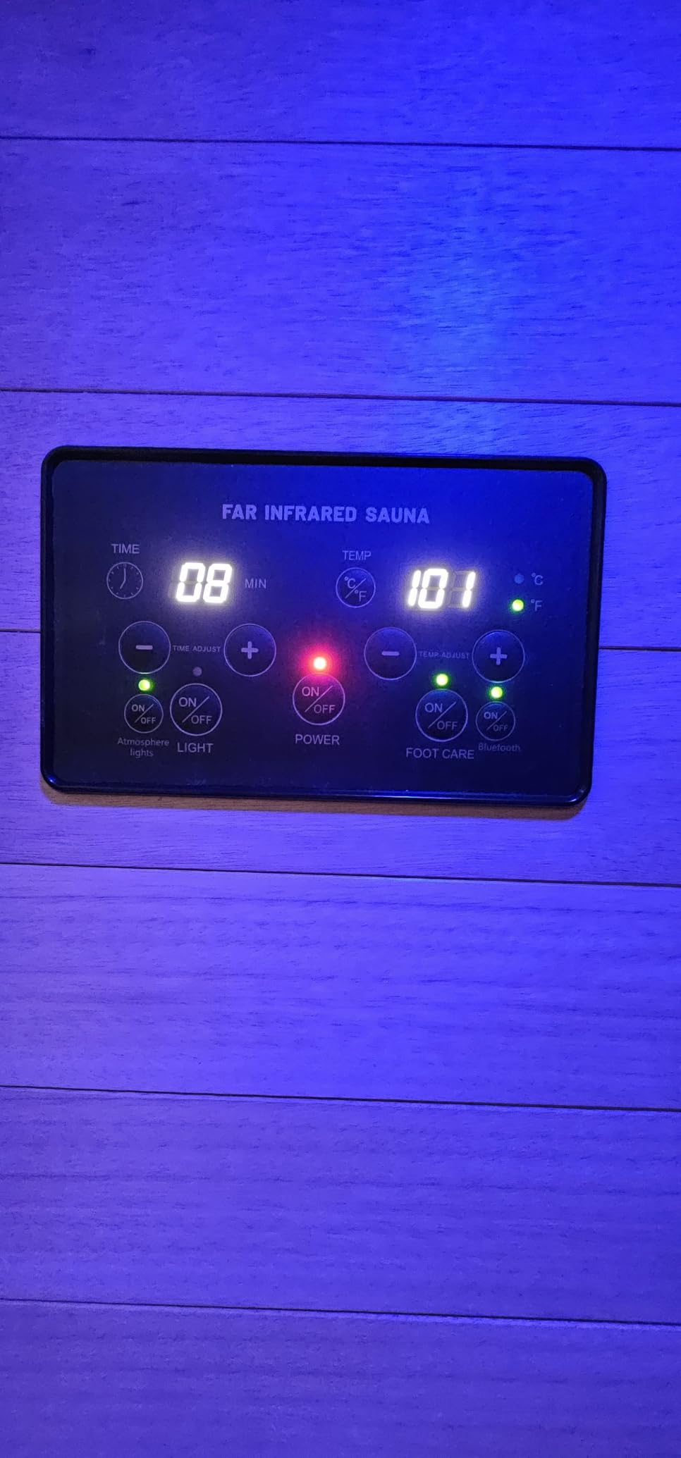 OUTEXER Outdoor Traditional Sauna 4-5 Person 240V 4.5KW 6'x6' Steam Saunas | Wet Finnish Carbonized Spruce Wood Sauna with Heater, Sauna Stone, Water Bucket, Ladle, LED Lights customer photo 1