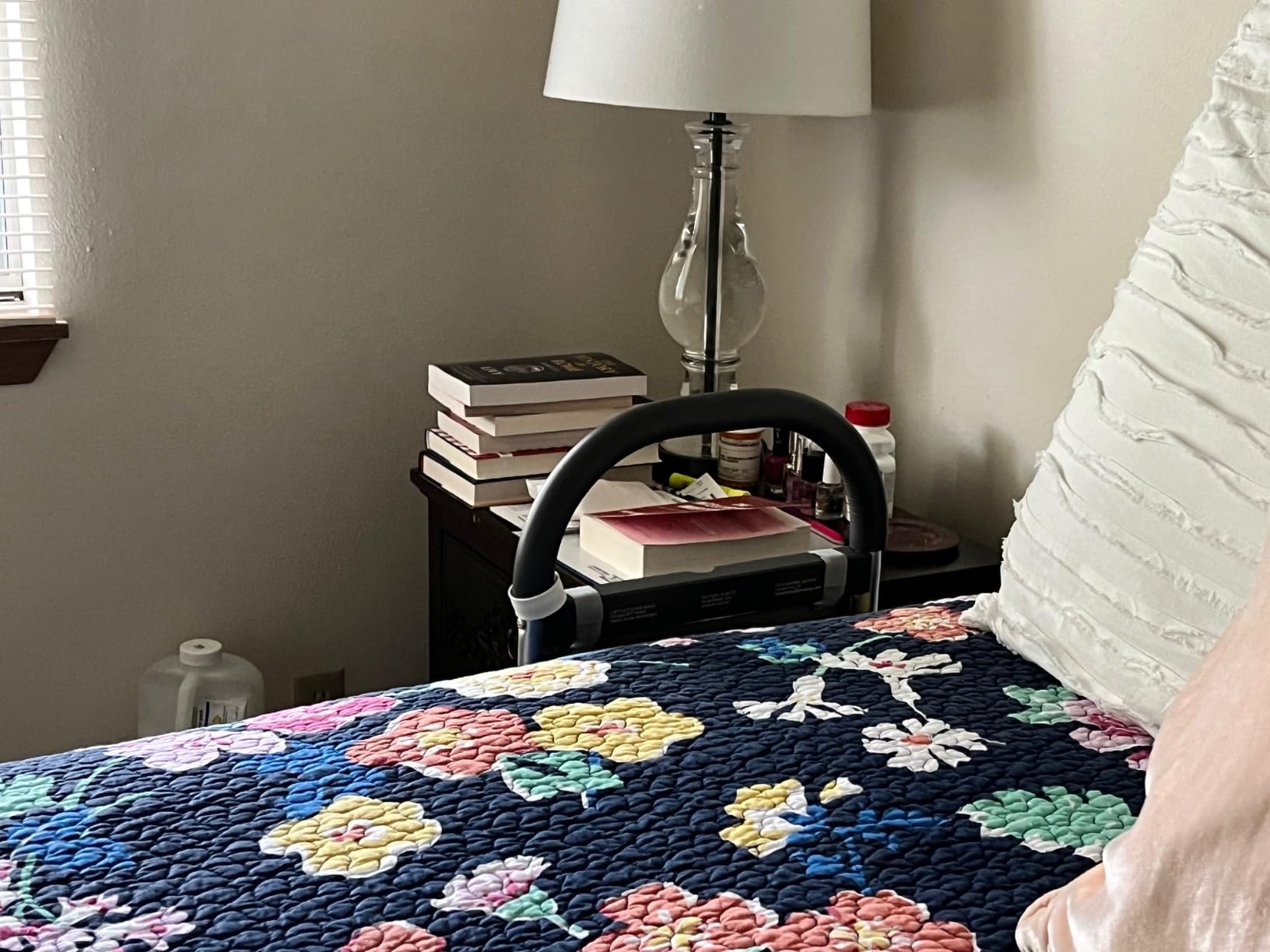 Lunderg Bed Assist Rail for Seniors with Non-Slip Grab Bar | Easy to Install Bed Rails for Elderly Adults Safety & Post-Surgery - Helps Reduce Falls & Support Independence customer photo 2