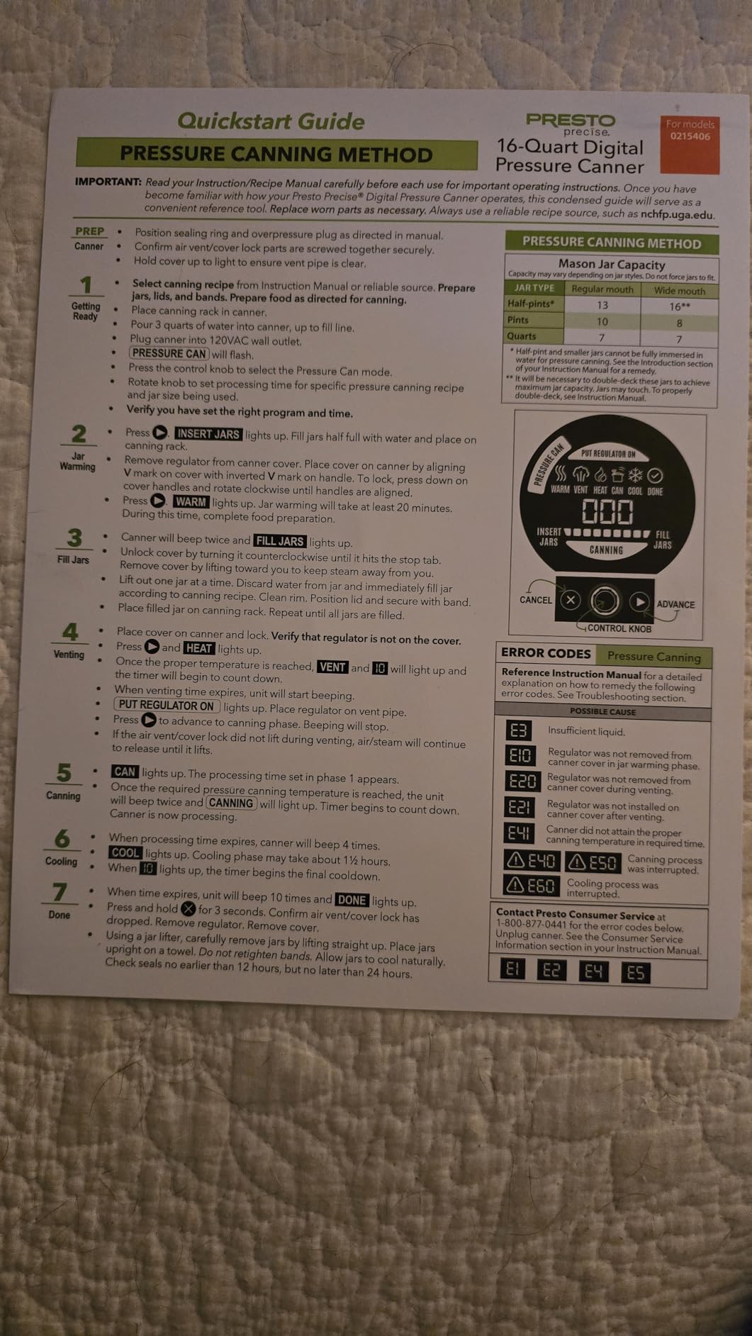 Presto 02153 23-Quart Digital Pressure Canner customer photo 2