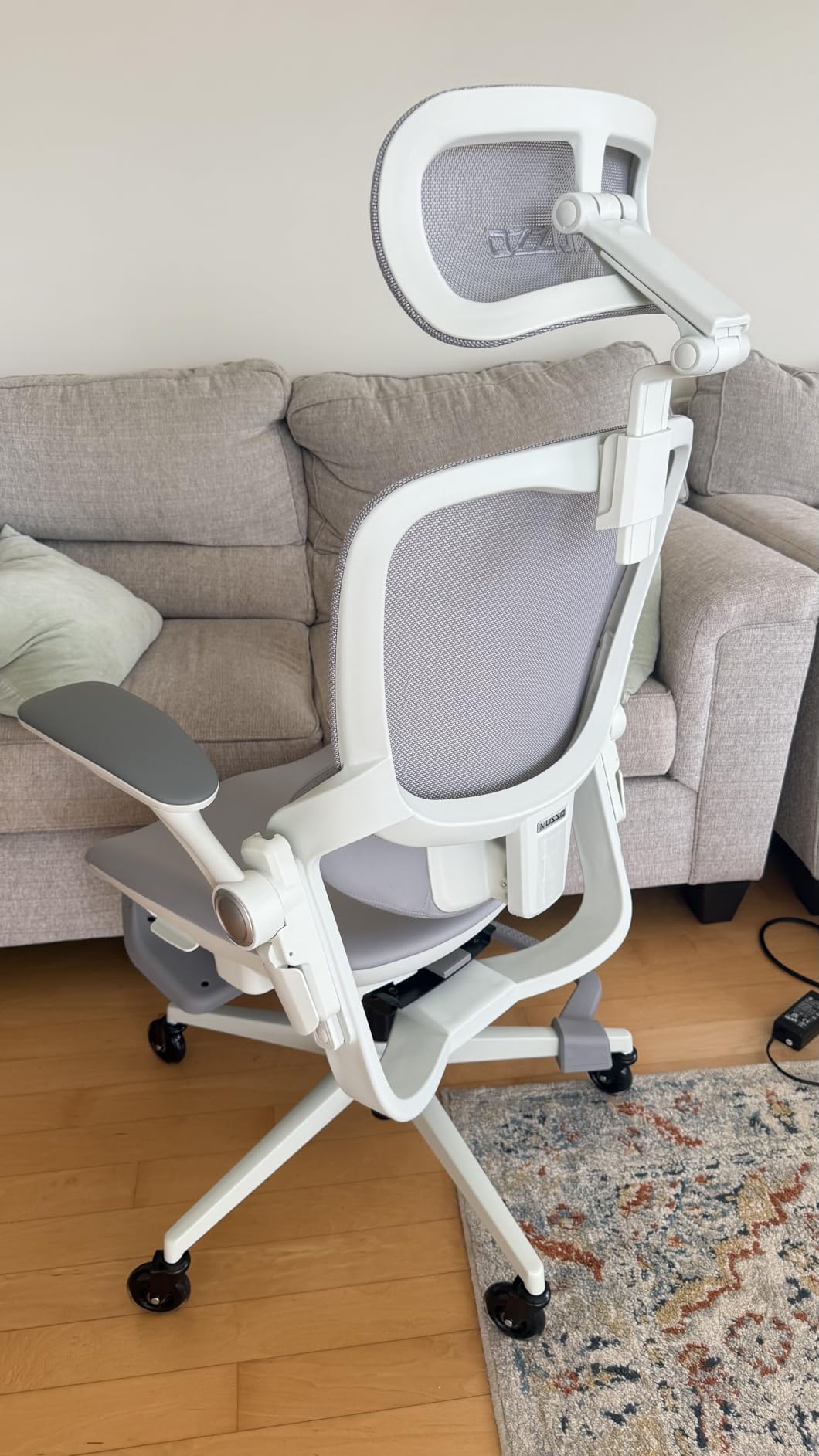 MUSSO E80 Muse Petite Ergonomic Office Chair for Women & Small Frames Black | 3-Level 3D Lumbar Support; 4D Headrest; 90° Flip-Up Arms & Footrest; 135° Recline; Breathable Mesh customer photo 1