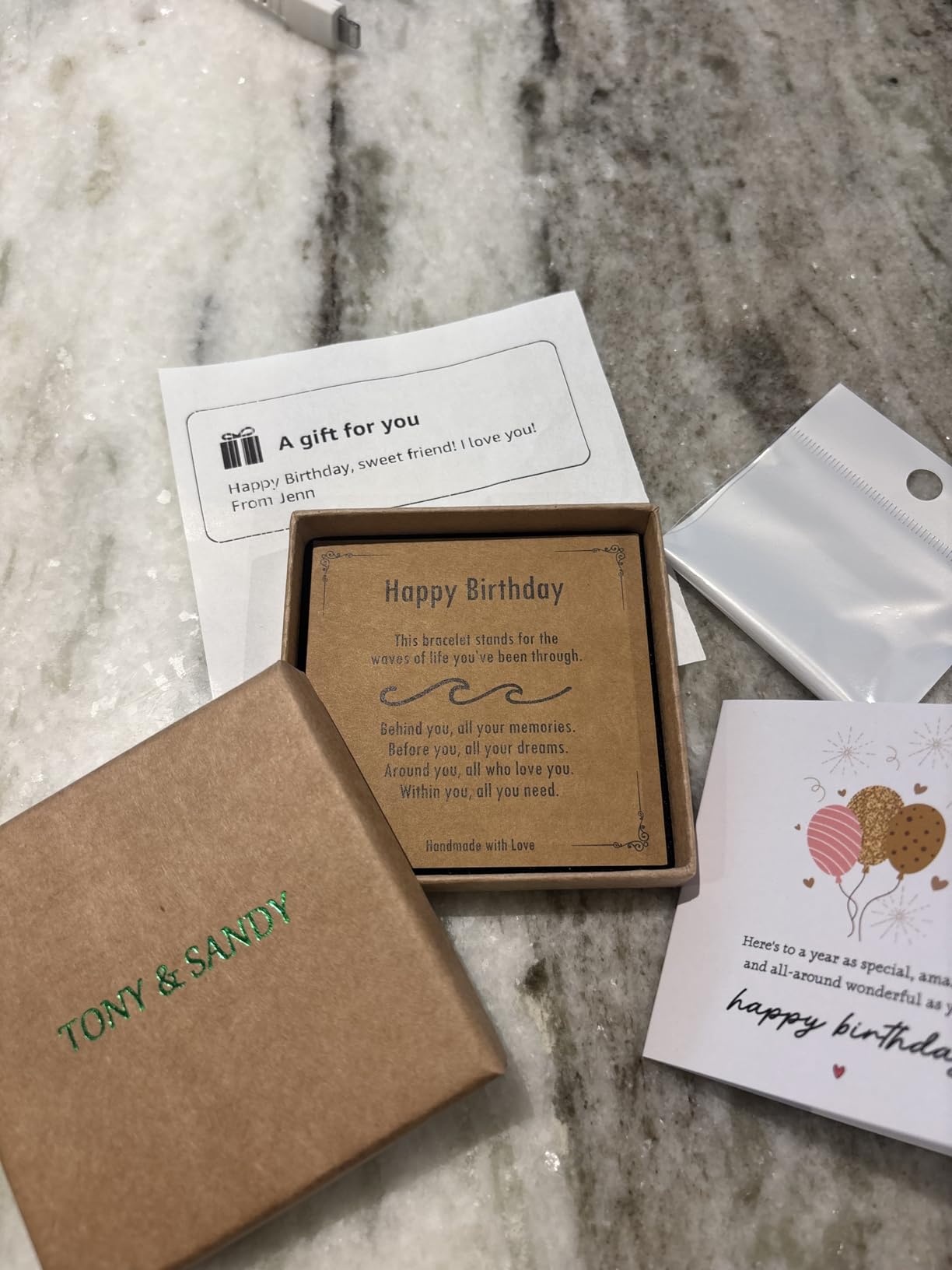 TONY & SANDY Friend Gifts for Women, Unique Birthday Gifts for Women, Wave Bracelet, Friendship Bracelets customer photo 1