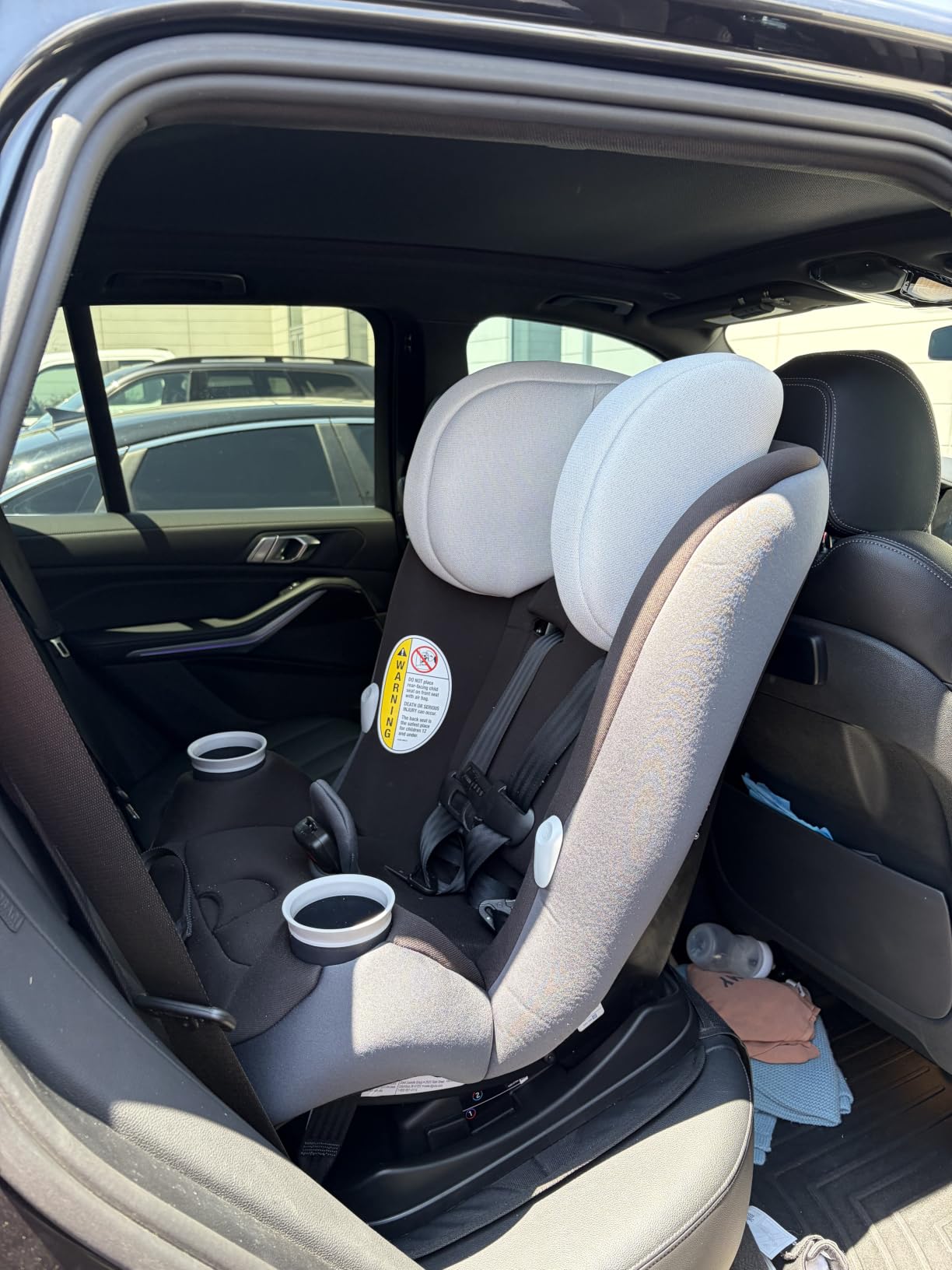 Maxi-Cosi Pria All-in-One Convertible Car Seat, Infant to Toddler Car Seat, Easy-Install Harness, Machine-Washable Cover, 5-100 lbs, SeaDrift customer photo 2