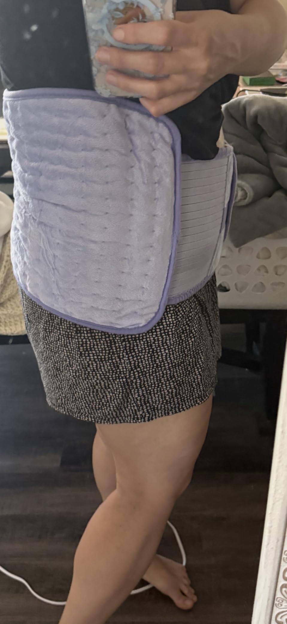 Heating Pad for Period Cramps, Upgraded Wrap Heating Pad for Back Pain Relief, Large 12''x 24''Heat Pad +26