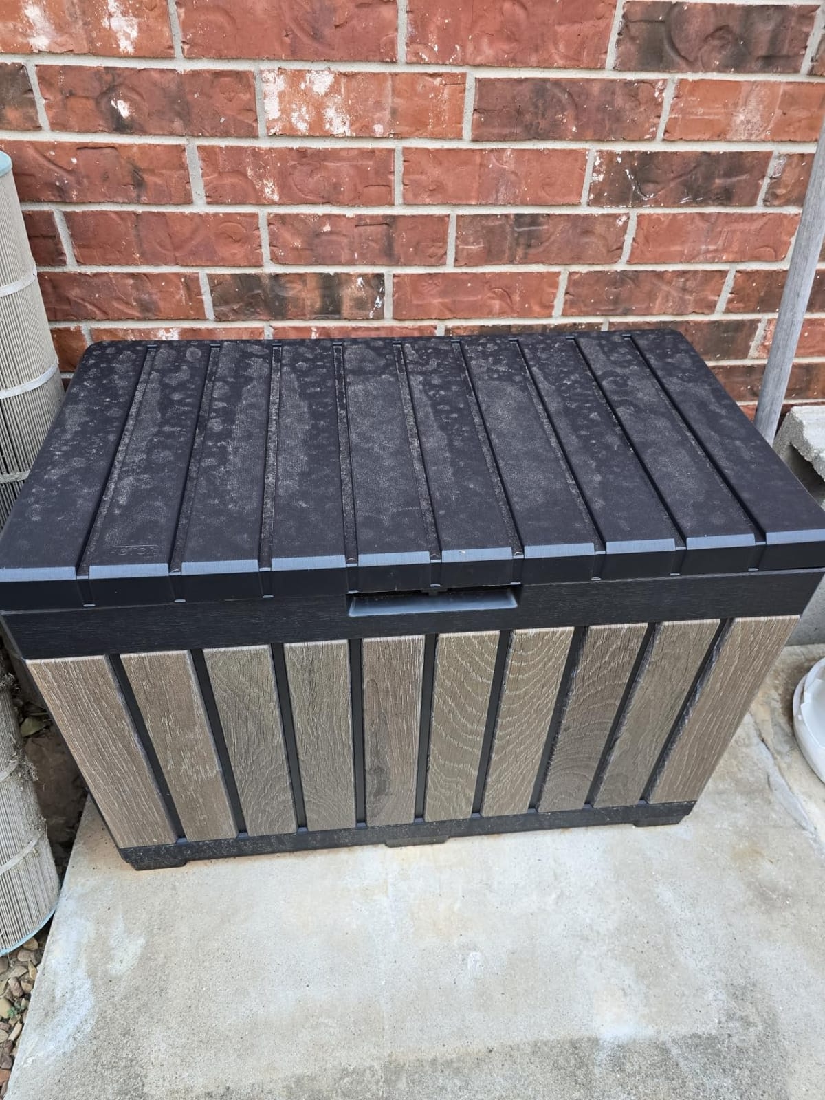 Keter Premium Everwood 50 Gal Outdoor Storage Box and Patio Side Table customer photo 2