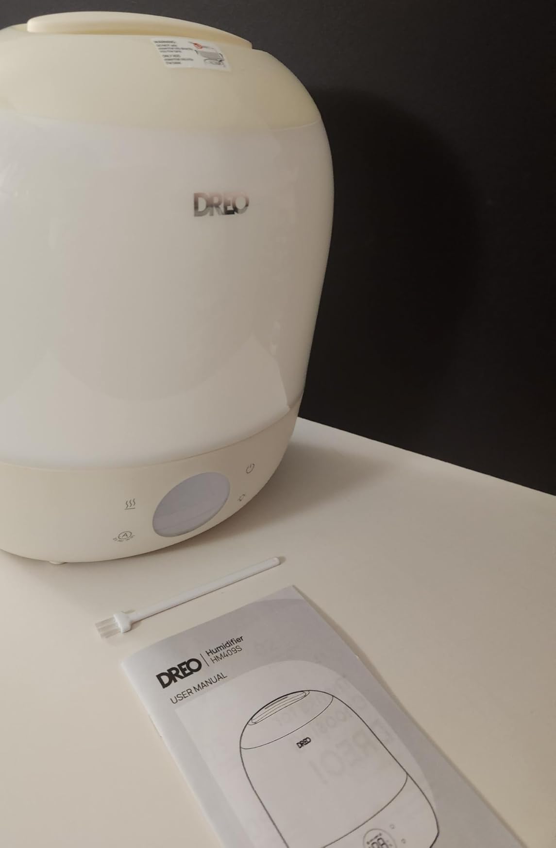 DREO Smart Humidifiers for Bedroom Baby, 30H & 28dB for Nursery | Top Fill Cool Mist Humidifiers, 1500+RGB Lights & Sleep Trainer, Air Humidifier for Plants, Touch/APP/Voice Control, HM409S customer photo 1