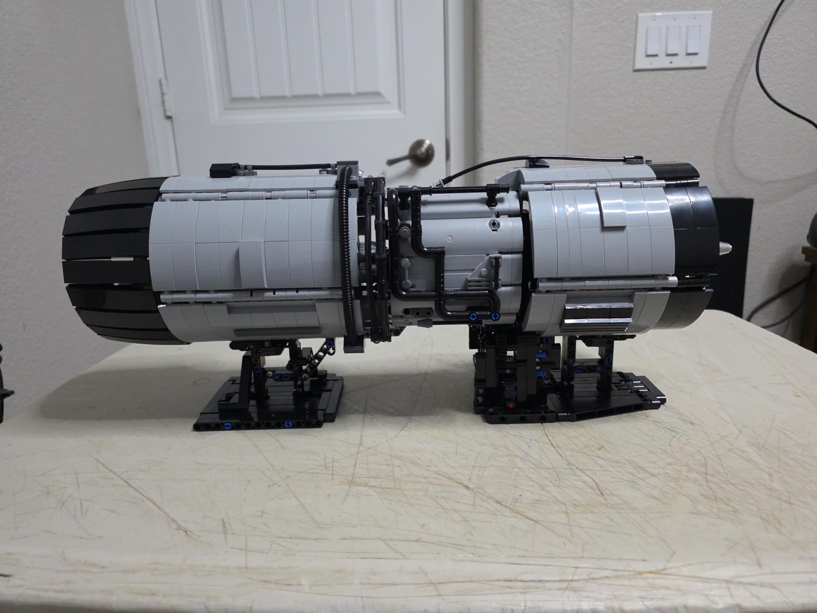 Nifeliz Turbofan Building Set, Engines Series, NF10317 | Engineering Challenge Model for Adult Collectors, 2,216 PCS customer photo 1