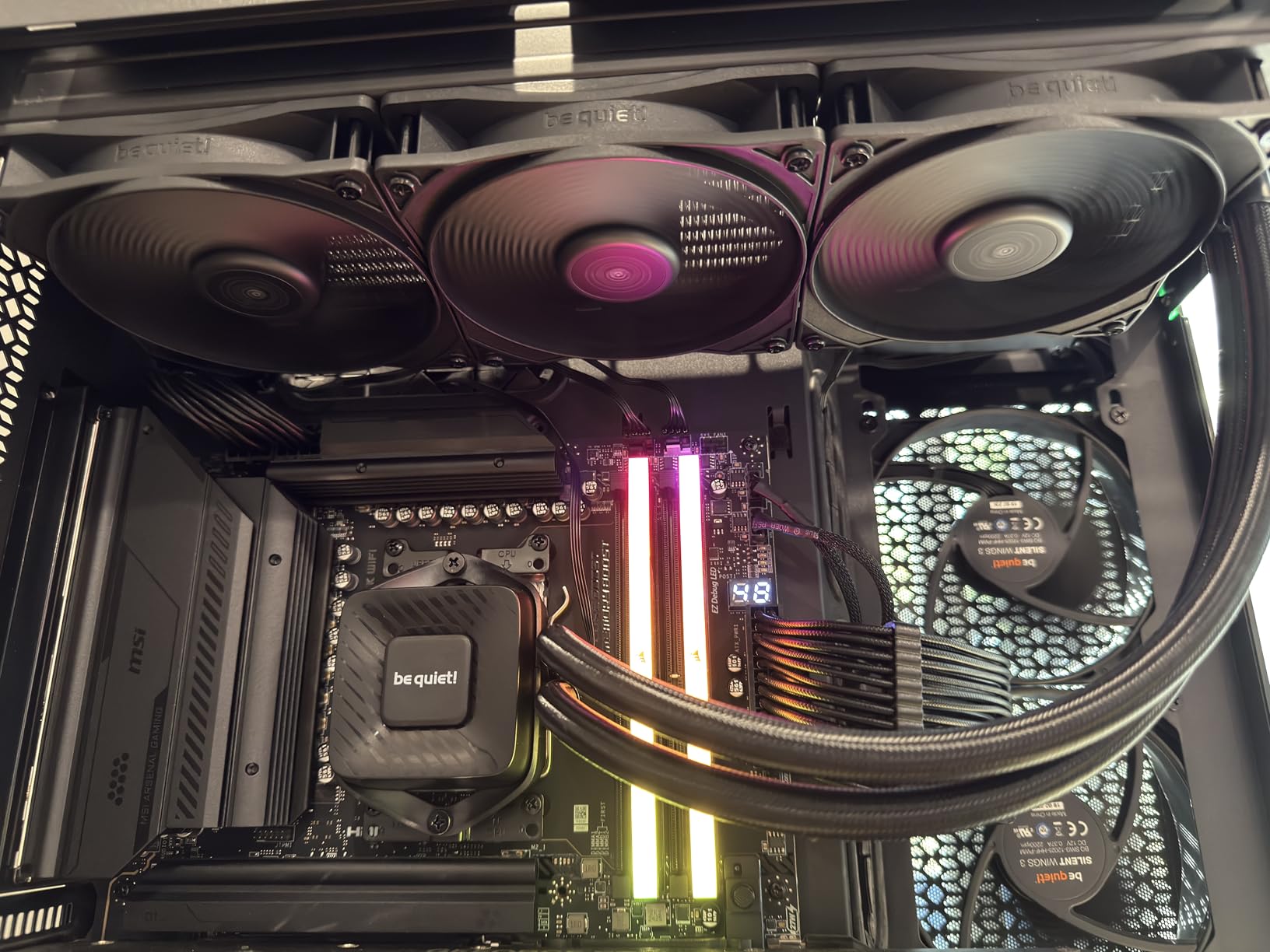 Pure Loop 3 240mm All-in-One Water Cooling for Slightly Overclocked AMD/Intel Systems, 2X Pure Wings 3 120mm PWM High-Speed Fans, High Static Pressure, Whisper-Quiet PWM Pump customer photo 1