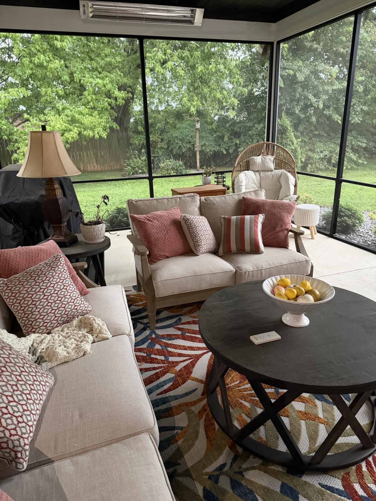 Shintenchi Wicker Egg Chair Outdoor Rattan Patio Chair with Cushion, Oversized Patio Lounge Chairs Egg Basket Chair, Egg Seat for Indoor Living Room Bedroom Outside Patio Backyard Balcony customer photo 2