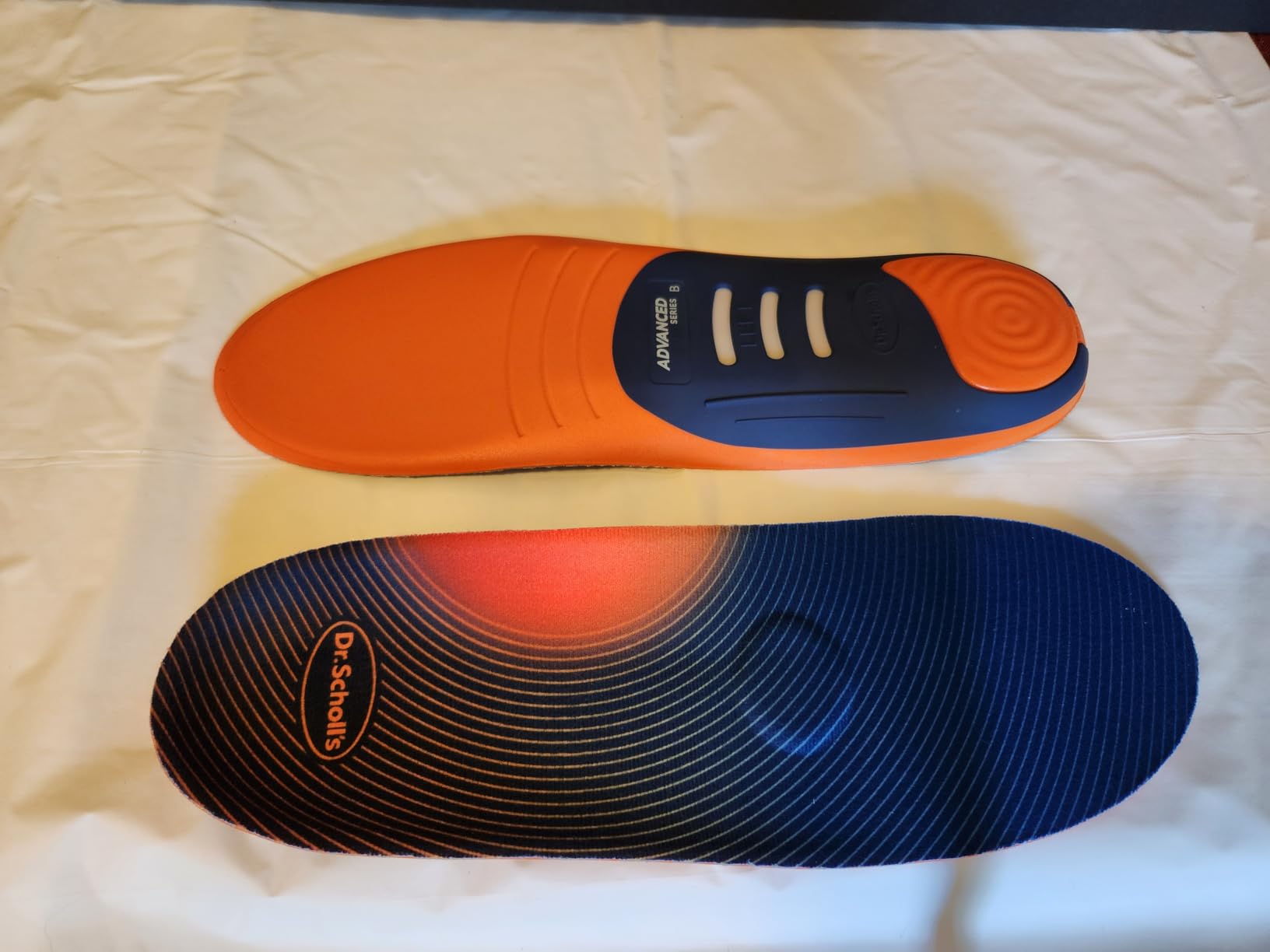 Dr. Scholl's Advanced Pain Relief Insoles for Men Women, Heavy Duty Orthotics for Work Shoes & Boots, Plantar Fasciitis & Arch Support, Shock-Absorbing, up to 340 lbs customer photo 2