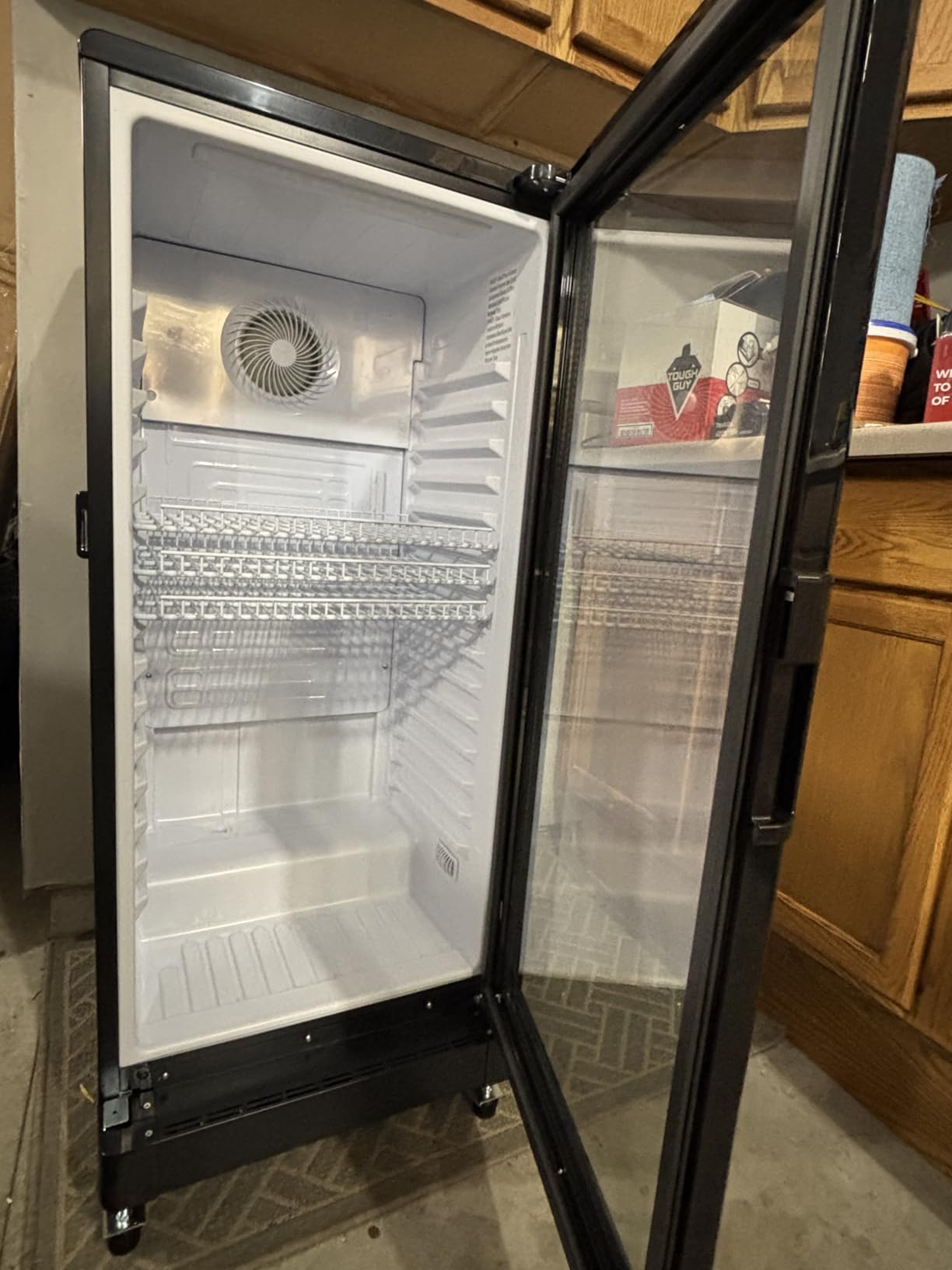 8.5 Cu.Ft Commercial Display Fridge with Glass Door | Double-Tempered Glass, Locking Key & LED, Outdoor/Indoor Versatile, Bar/Office/Restaurant, Spacious Storage, Energy Saving customer photo 2