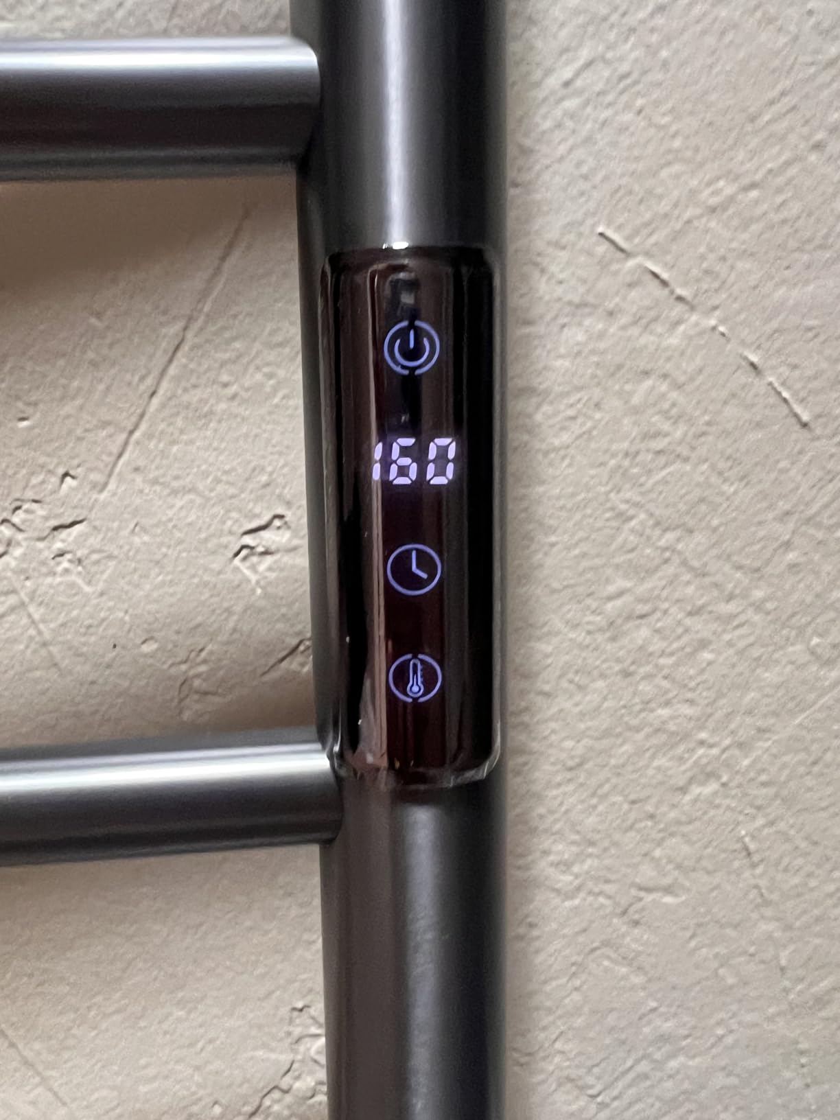 Electric Towel Rack with Voice Control for Alexa & Google Home, TUYA - Wall-Mounted Bathroom Heating Towel Warmer, Stainless Steel customer photo 2