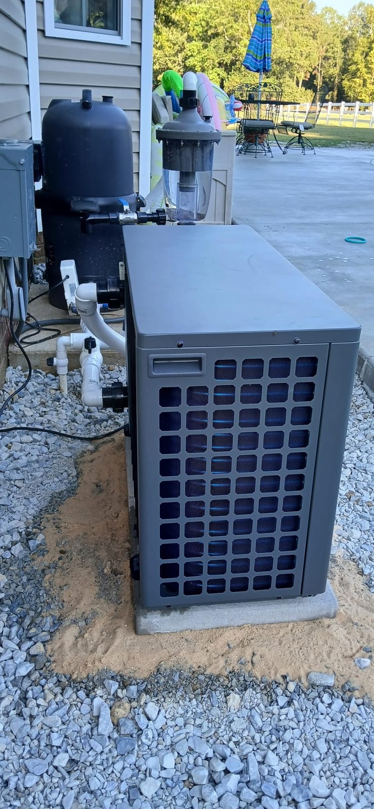 65,000 BTU Inverter Swimming Pool Heat Pump for In Ground Pools 21,000 Gallons Electric Pool Heater for Above Ground Pool Heating Cooling WiFi Control 220v customer photo 2