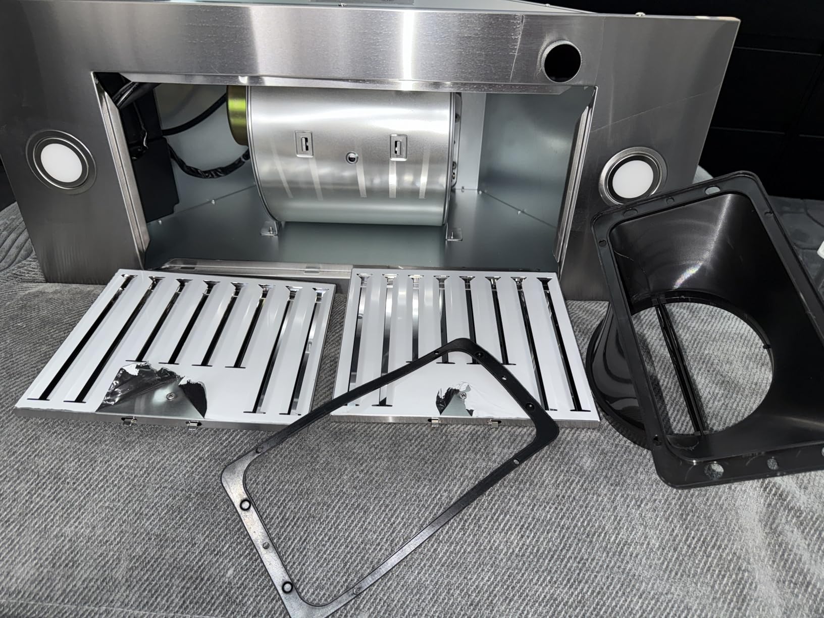 JOCO 30 Inch Under Cabinet Range Hood, 900 CFM Stainless Steel Kitchen Vent Hood, 4-Speed Gesture/Touch/Remote Control (C01-30G) customer photo 1