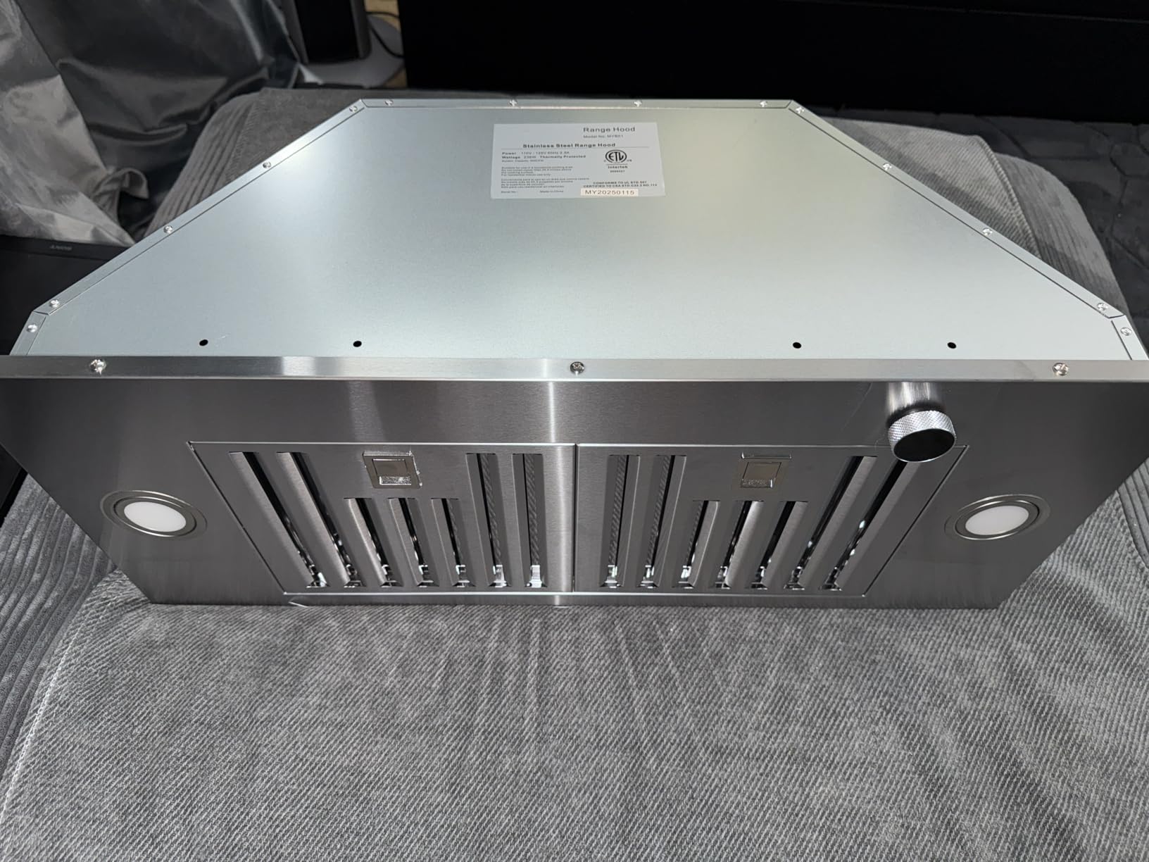 JOCO 30 Inch Under Cabinet Range Hood, 900 CFM Stainless Steel Kitchen Vent Hood, 4-Speed Gesture/Touch/Remote Control (C01-30G) customer photo 2