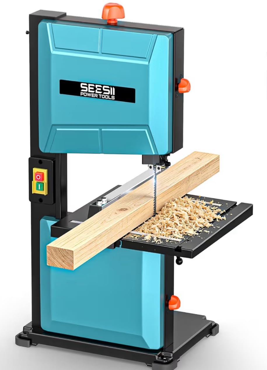SEESII Benchtop Band Saw for Woodworking: 3A-120V Bandsaw with 8