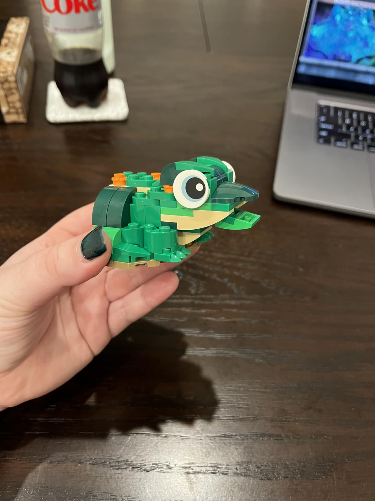 Creator 3 in 1 Turtle with a Water Lily Flower Building Toy for Girls & Boys - Kids Build a Chameleon, Frog, or Turtle Toy Figure - Gift Idea for Animal Lovers, Ages 7+ - 31377 customer photo 2