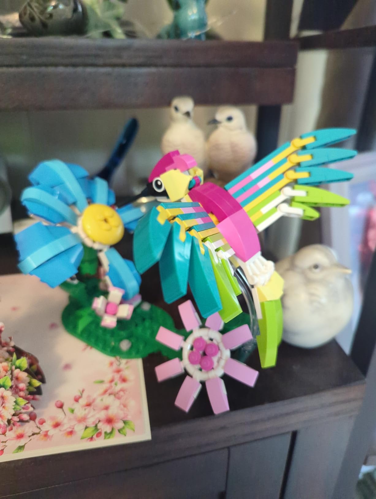 Creator 3 in1 Wild Animals: Colorful Hummingbird Building Toy for Girls, Boys, & Kids, Ages 8+ - Build a Bird, Butterfly, or Tropical Fish - Gift Idea for Birthdays - 31384 customer photo 1