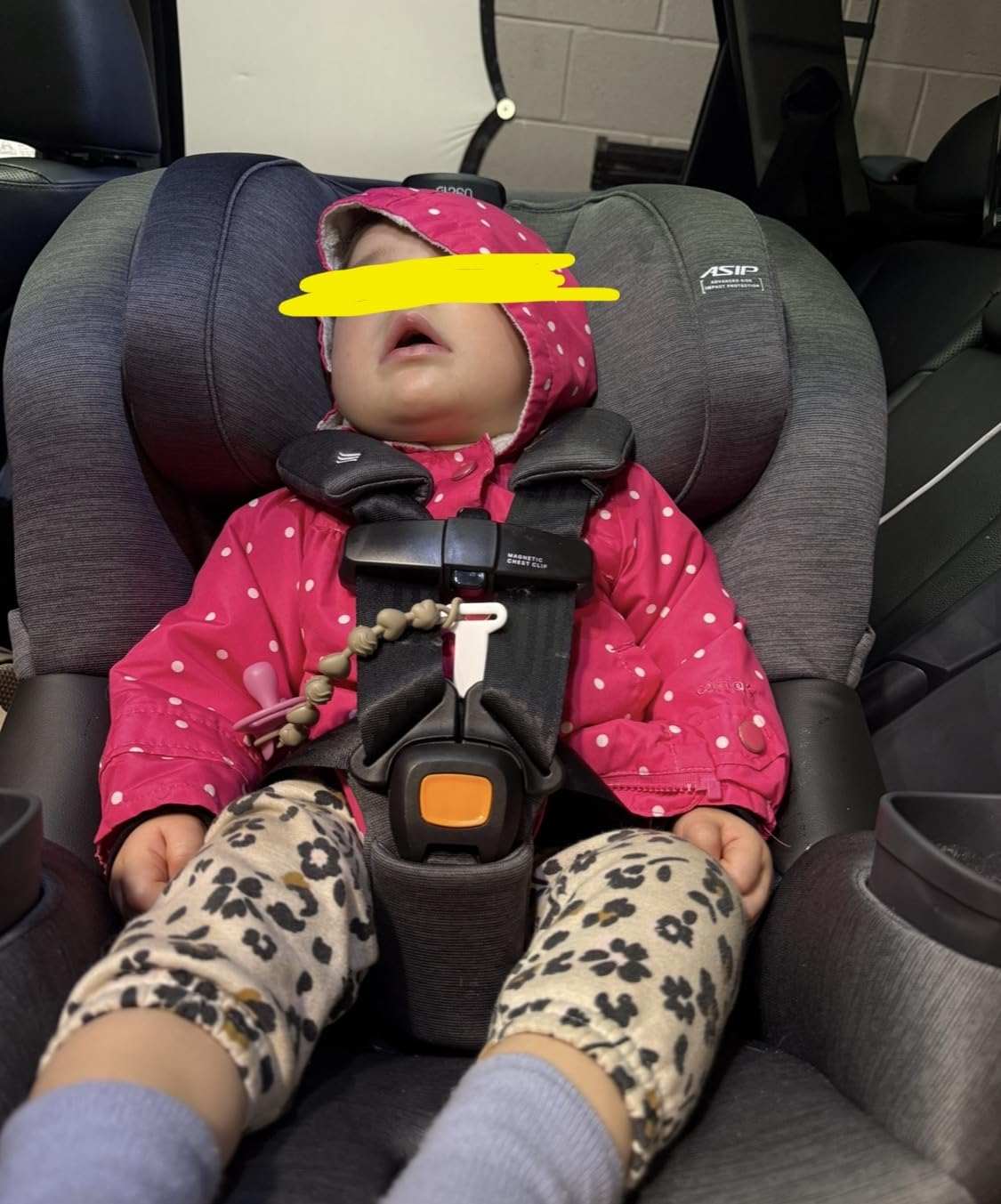 Chicco Fit360 Rotating Convertible Car Seat, 360 Degree Rotation, LeverLock | Convertible toddler car seat, Carbon/Grey, ClearTex, GREENGUARD Gold, 4-40 lbs rear-facing, ASIP, magnetic chest clip customer photo 2