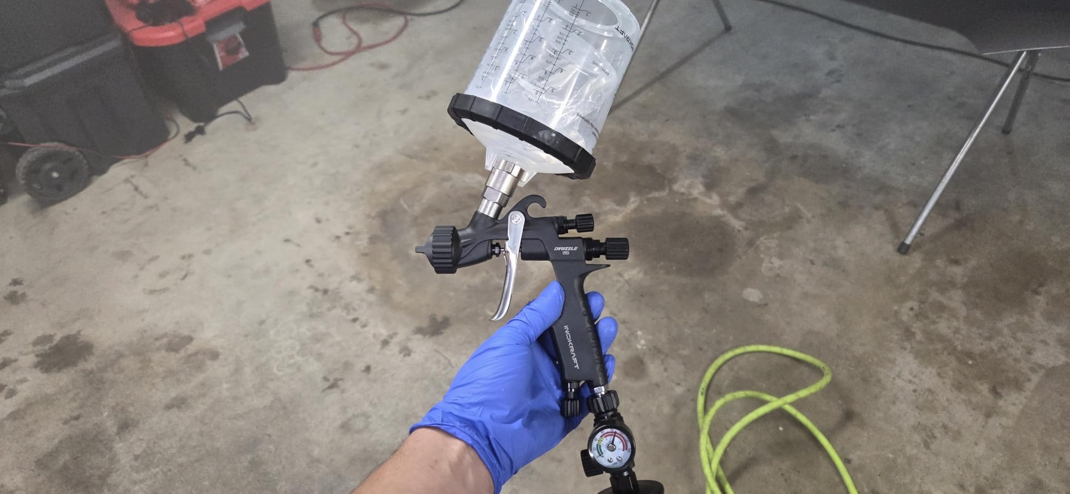 InoKraft Drizzle Pro LVLP Spray Gun with 1.3B/1.3C Nozzles and Accessories | Precise Low-Overspray Performance with Ultra-Light 340g Design, Ideal for Automotive and Industrial Coatings customer photo 2