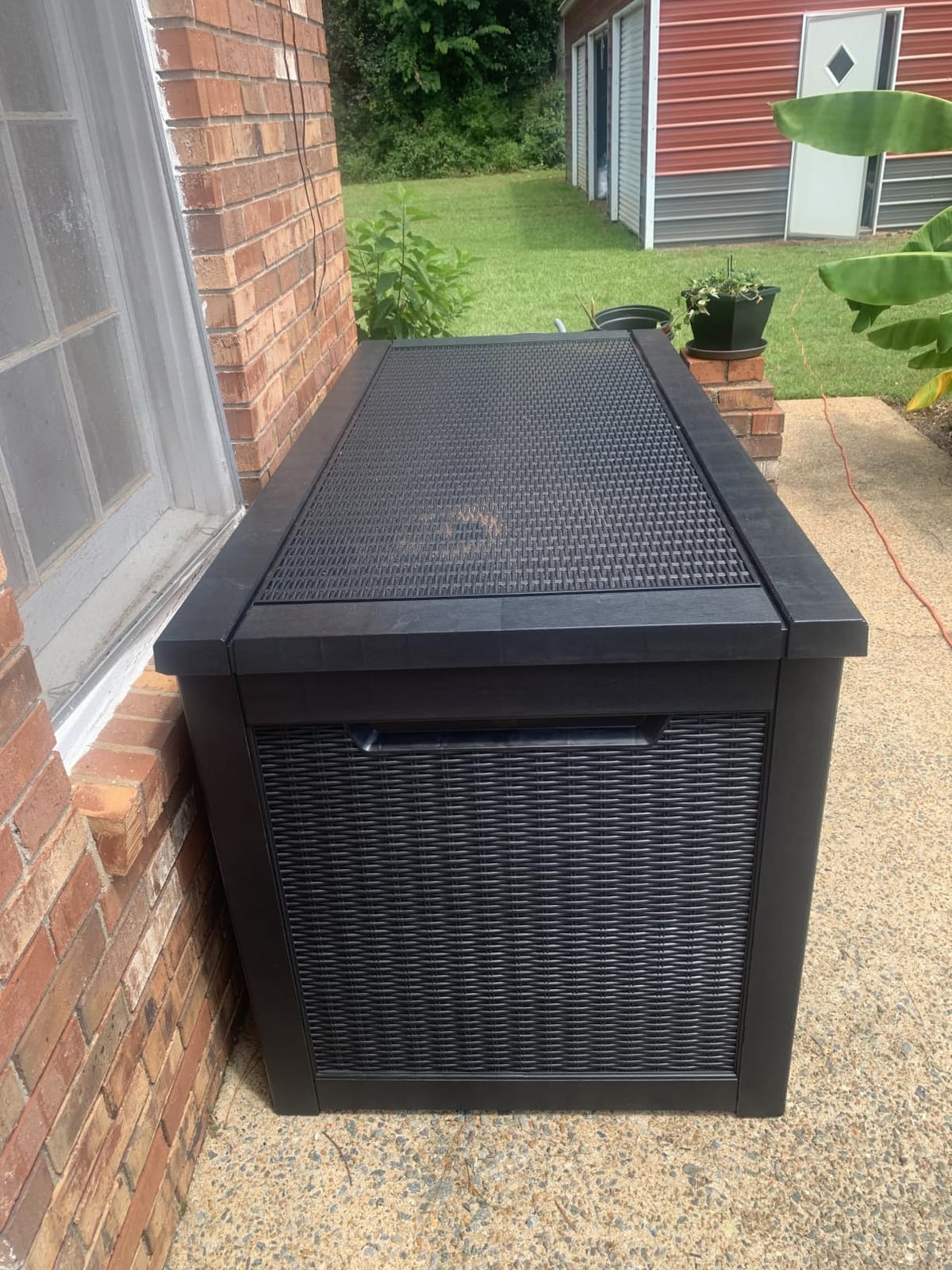 360 Gallon Outdoor Storage Box, Waterproof Patio Organizer, Black, Deck Box for Patio Furniture Cushions, Garden Tools, Pool Accessories customer photo 1