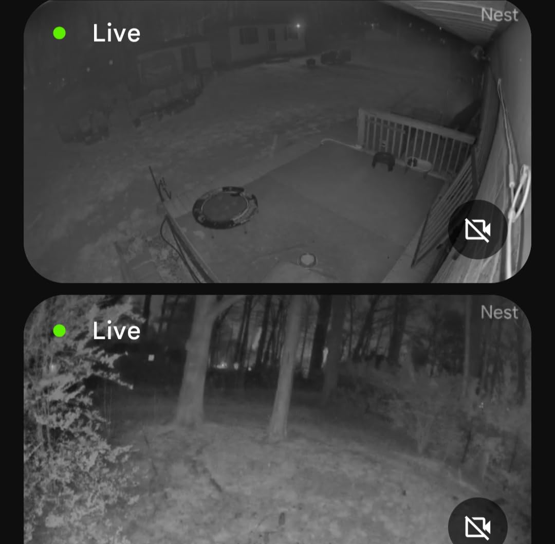 Google Nest Cam Outdoor (Wired, 2nd Gen) - Security Camera - 2025 - Snow | 2K video, motion detection, color night vision, 2-way audio, works with Google Home and Gemini, weather resistant customer photo 1