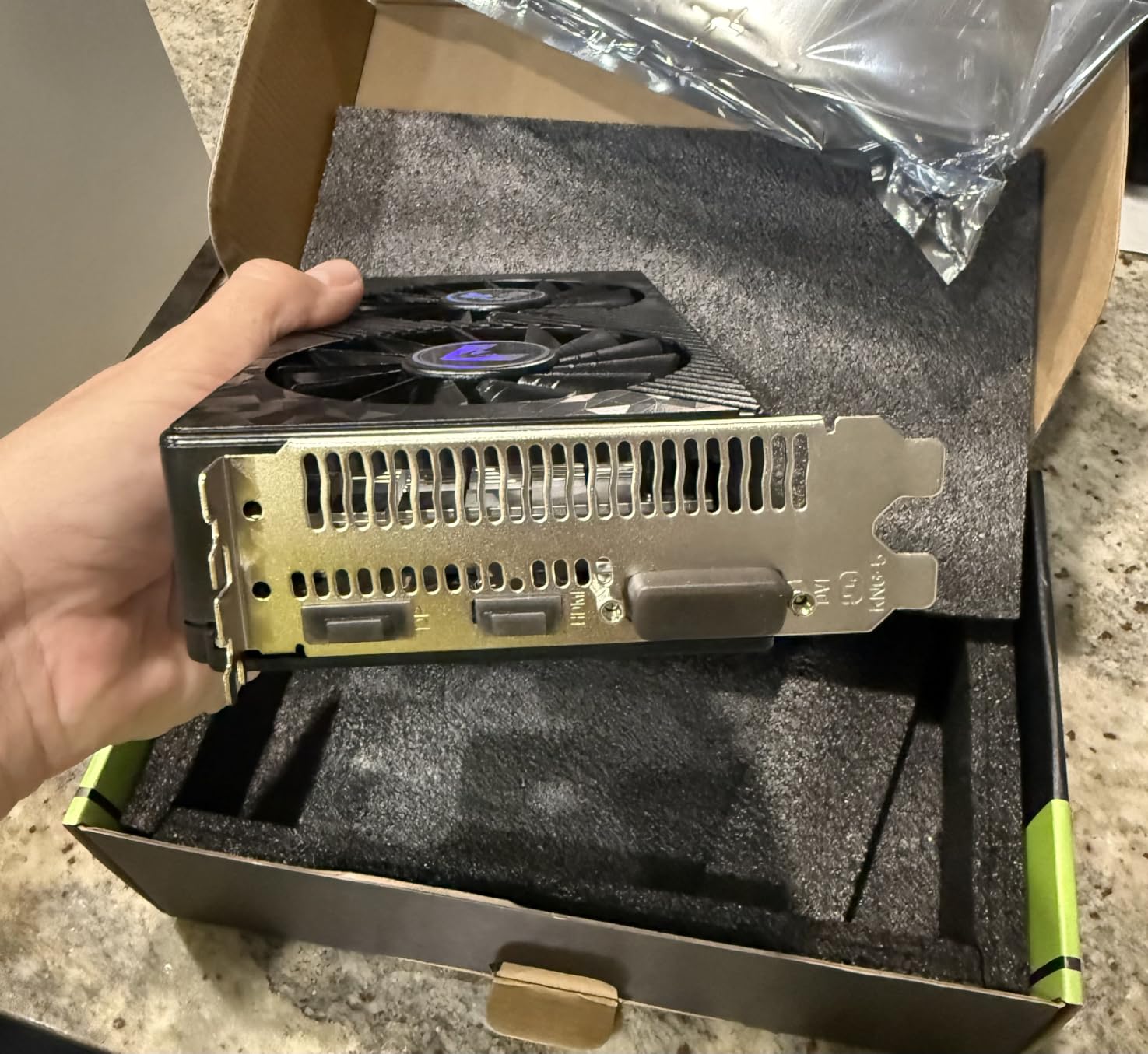 MOUGOL AMD Radeon RX 580 8GB GDDR5 Gaming Graphics Card, HDMI/DP/DVI Port | White 256-Bit 2048SP PCIe X16 3.0 GPU, HDMI/DP/DVI Triple Output, Dual Fan Cooling Video Card, for Windows 11/10/7 Desktop PC customer photo 1