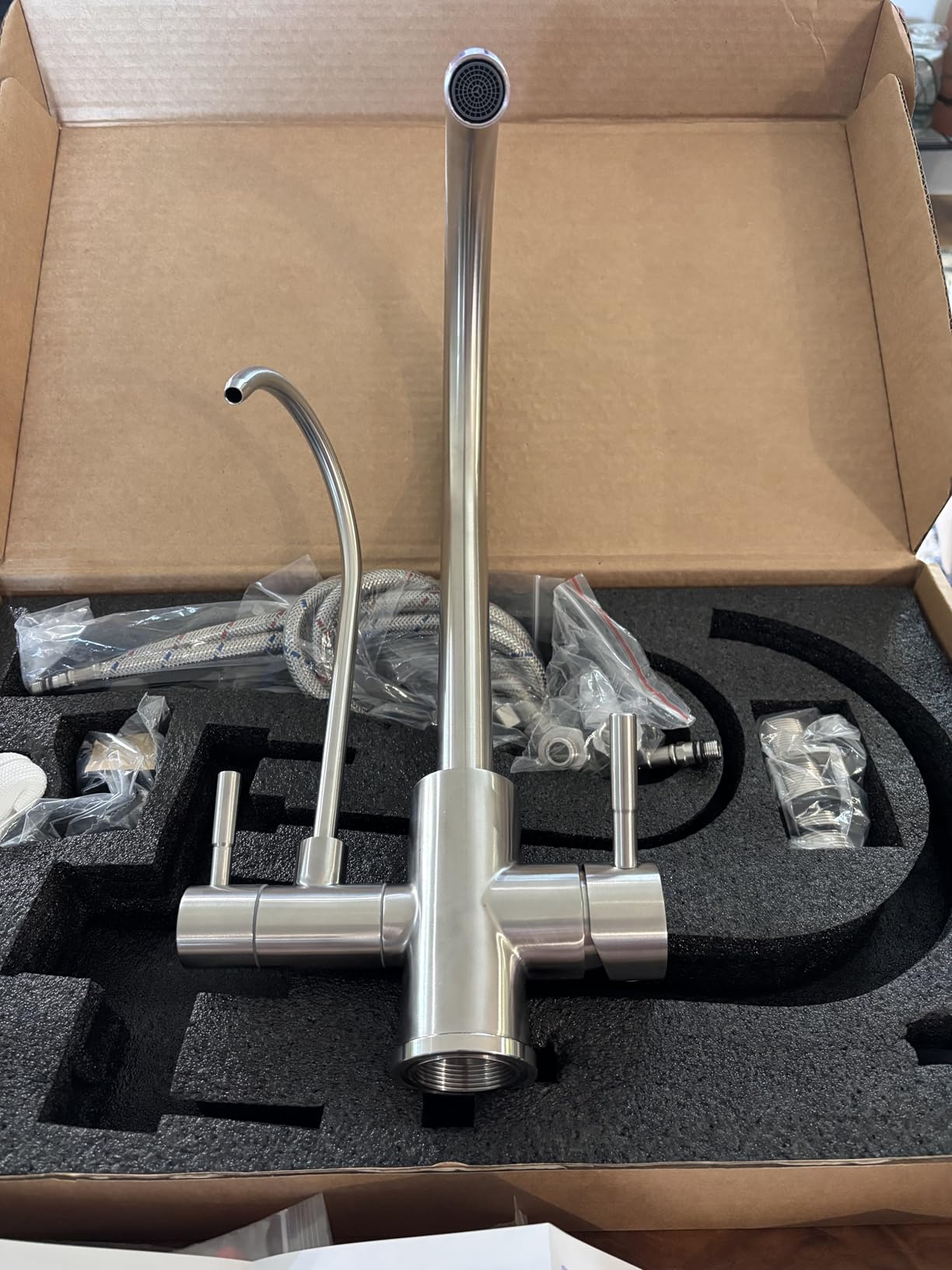 GLACIER FRESH GFU03 Reverse Osmosis Water Filter System 800 GPD, Tankless | Non-Electric, 3:1 Pure to Drain, 5-Stage Under Sink RO Water Filter System, Reduces PFAS, Lead & TDS, 0.0001 Micron RO Membrane customer photo 1