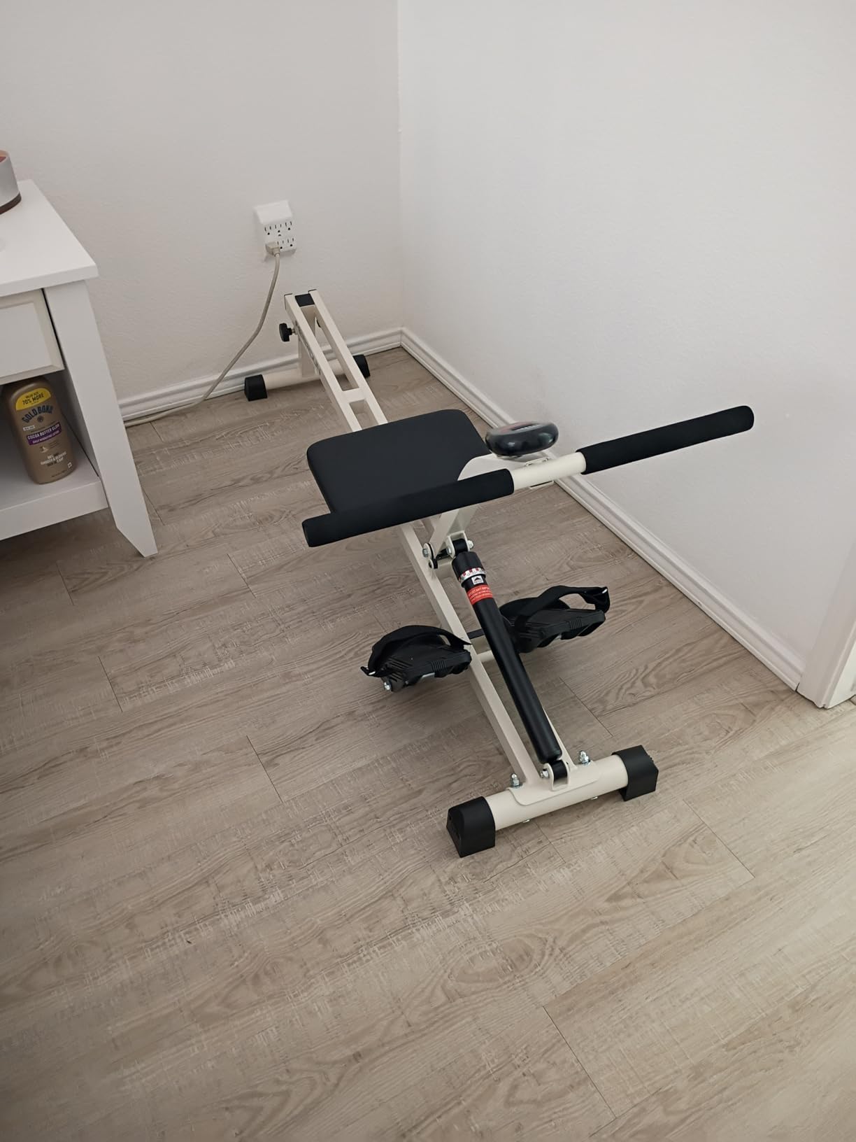 FEIERDUN Hydraulic Rowing Machine for Home, Compact Adjustable Rower with 12 Resistance Levels, 300LBS Weight Capacity, Full Body Workout Equipment customer photo 1