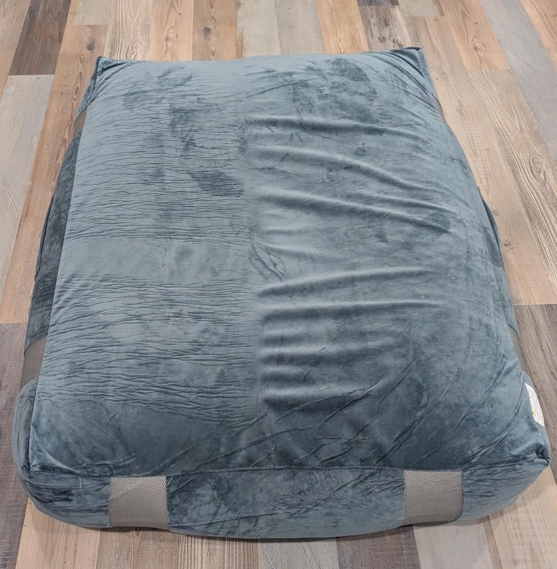 Crash Sensory Pad, 5'x5', 4'x3' Pads for Kids Sensory with Extra 5cm EPE Mat for Enhanced Safety, Soft Foam Blocks with Washable Cover, Crash Mat for Autistic Children, Toddlers, Gymnastics & Therapy customer photo 2