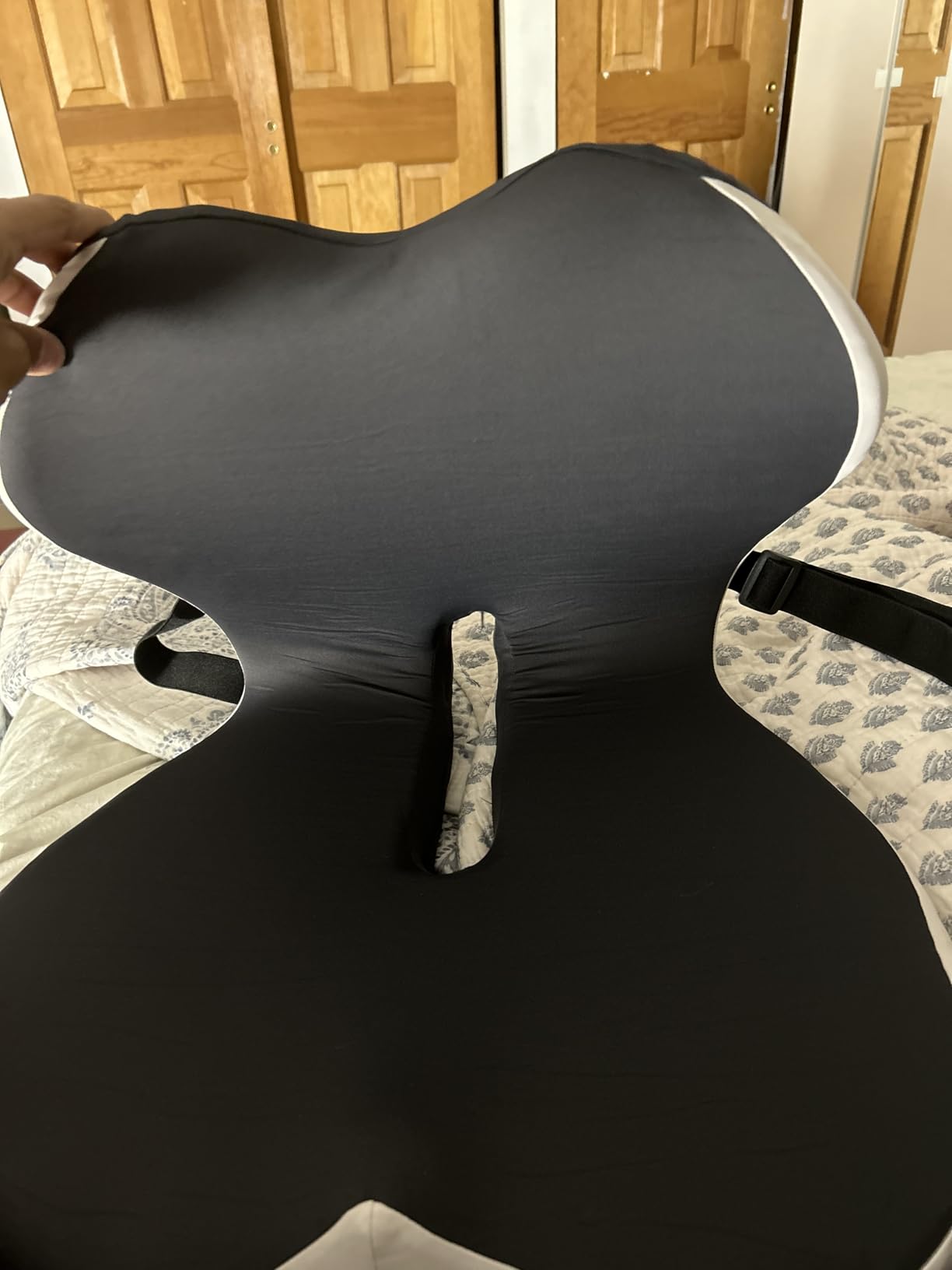 StarAneer Ultimate L-Shaped Truck Driver Seat Cushion - Ergonomic Memory Foam Back & Tailbone Support - Breathable Cool-Mesh Pressure Relief Pad for Office Chairs, Semi-Trucks, & Long-Haul Driving customer photo 1