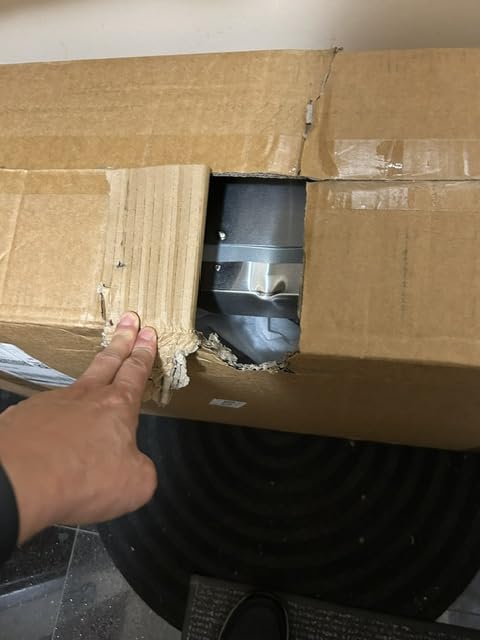 36 inch Island Range Hood 1200 CFM Stainless Steel Ceiling Mount Vent Hoods | 4-Speed Gesture Sensing & Touch Control, Ducted/Ductless, 4 LED Lights, Timer, Dishwasher-Safe Filters, for Kitchen Stove customer photo 1