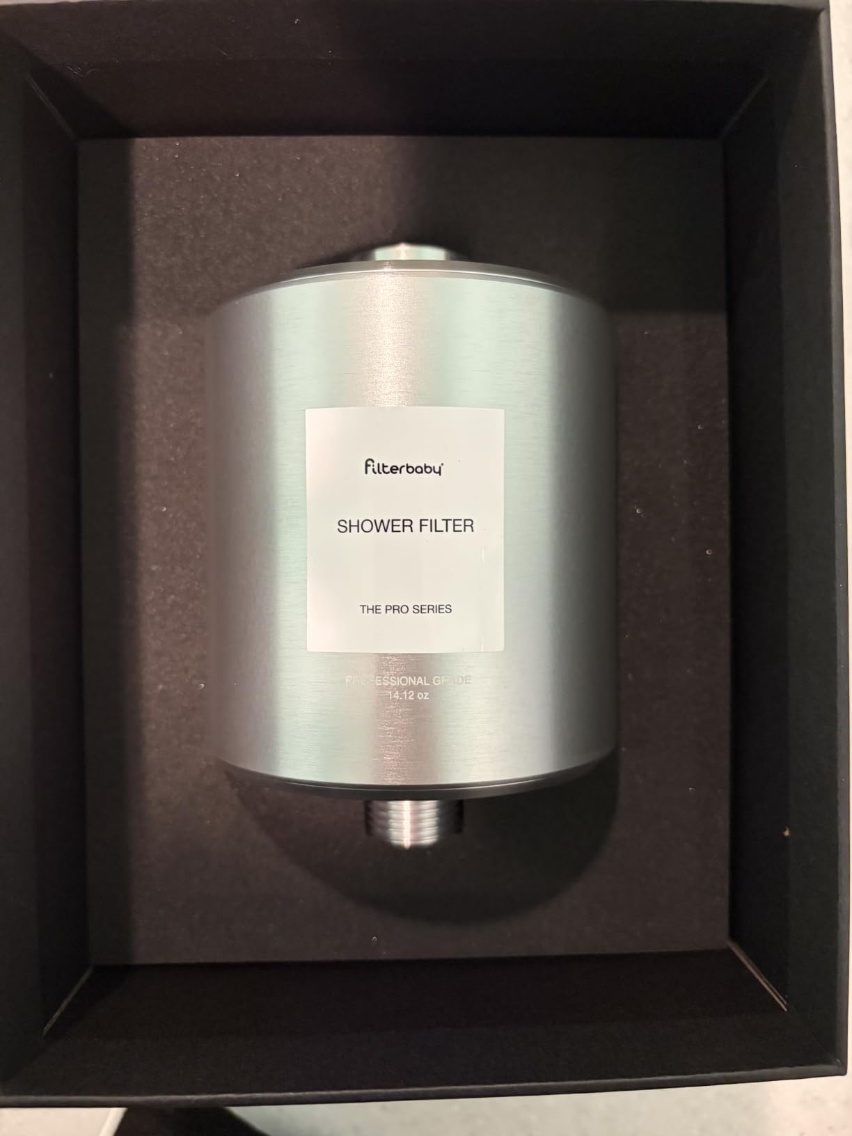 Filterbaby All-Metal Shower Filter Pro | Doctor Developed, Reduces up to 99% Chlorine/Chloramine/Lead/Certain Heavy Metals, Great Water Pressure, Long Lasting, Chrome customer photo 1